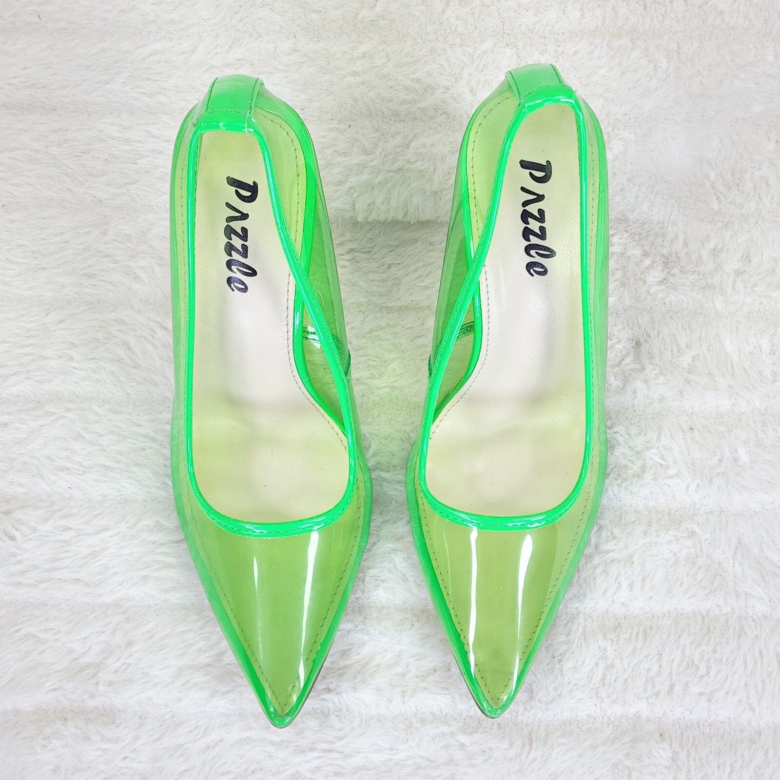 Other Baker PVC Jelly Translucent High Heel Pointy Toe Stiletto Pu Size US 7.5 / IT 37.5 - 4 Thumbnail