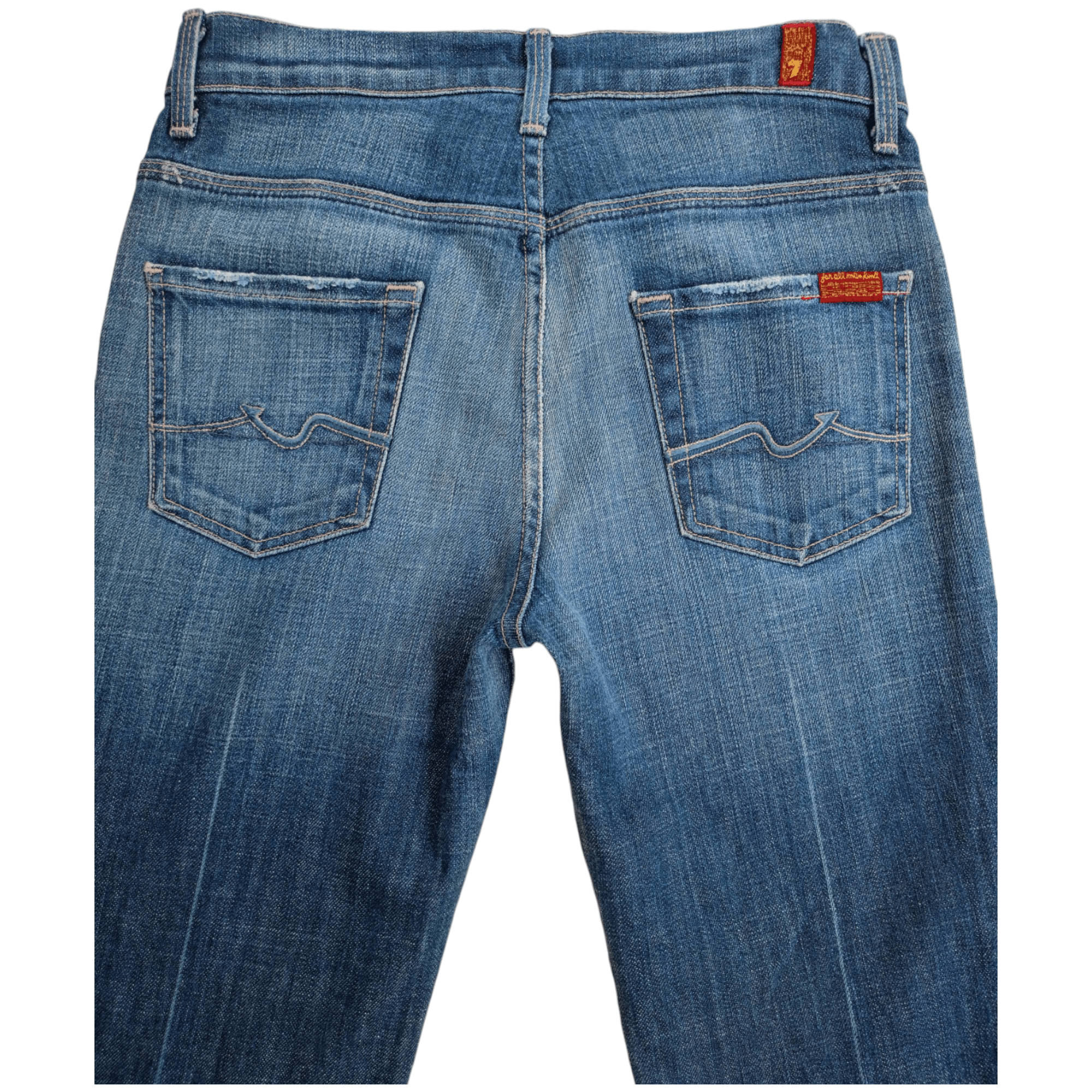 Japanese Brand × Vintage 7 For All Mankind Ginger Classic Japanese Bootcut Denim Size 28" / US 6 / IT 42 - 10 Thumbnail