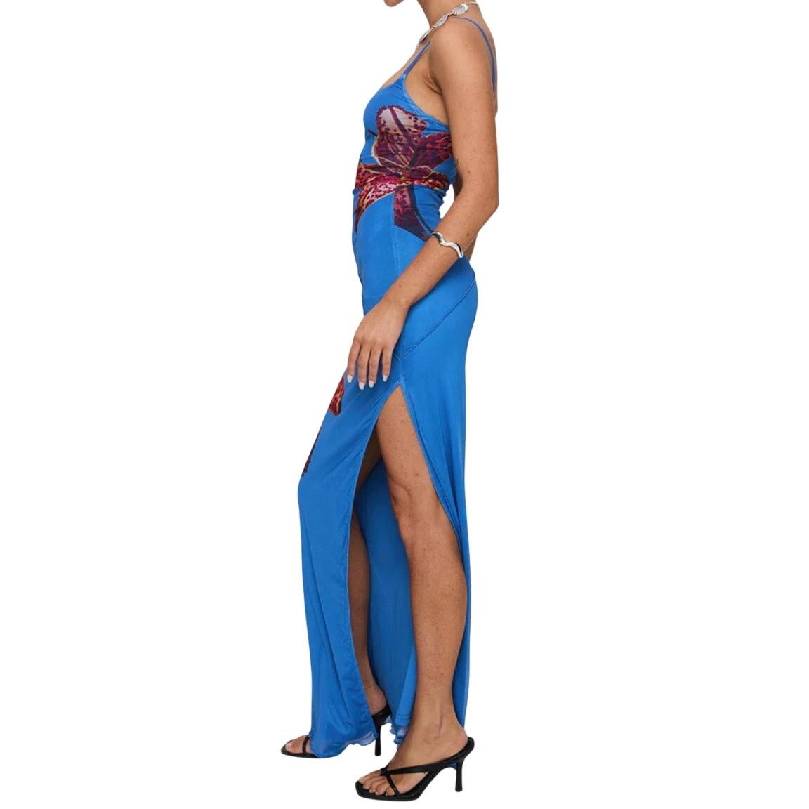 PRINCESS POLLY Princess Polly Beespoke Maxi Dress in Blue, Size 2 Size XS / US 0-2 / IT 36-38 - 3 Thumbnail