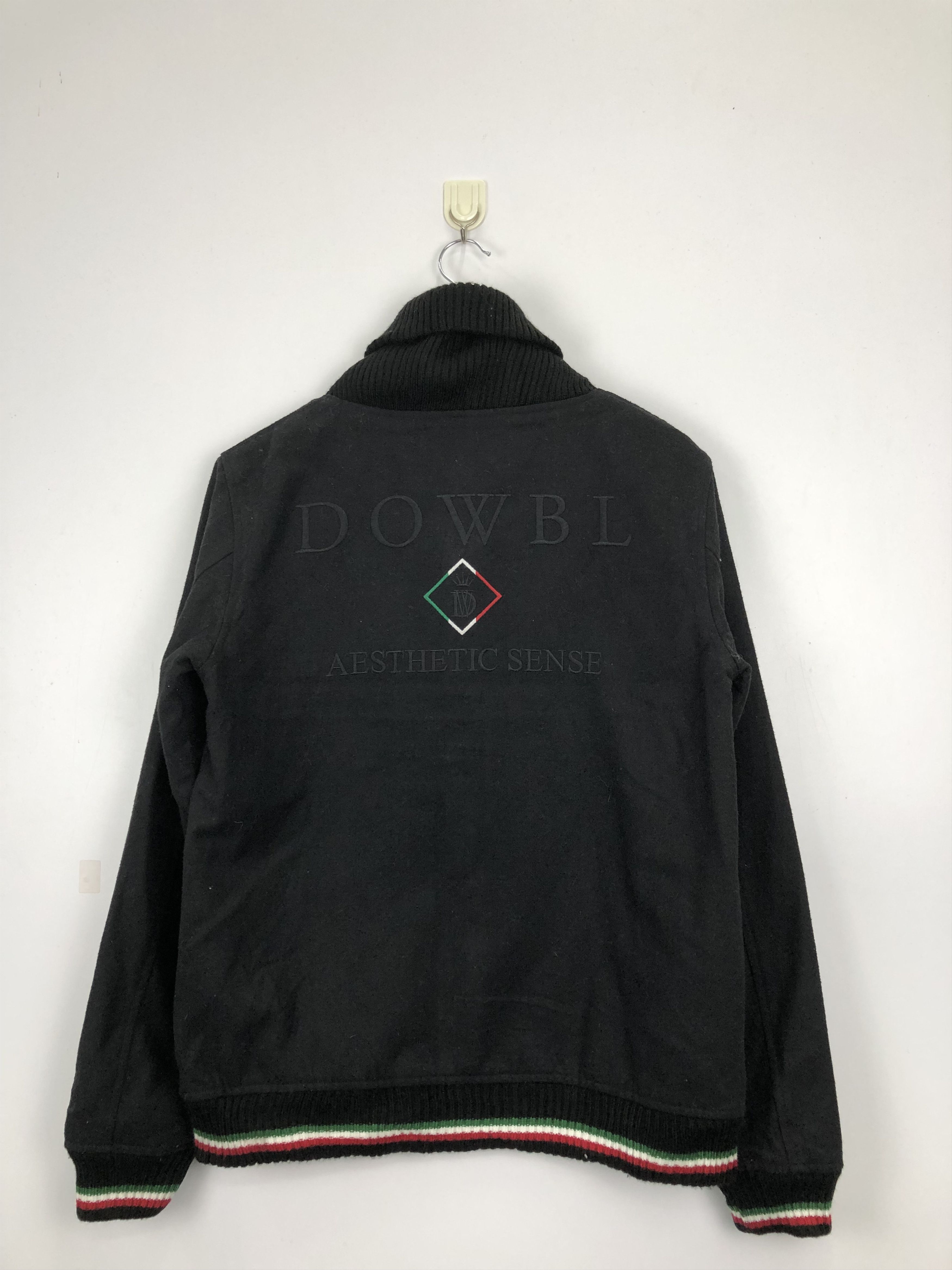 Japanese Brand Vintage 90s Dowbl Wool Varsity Jacket Backprint V0372 Size US M / EU 48-50 / 2 - 3 Thumbnail