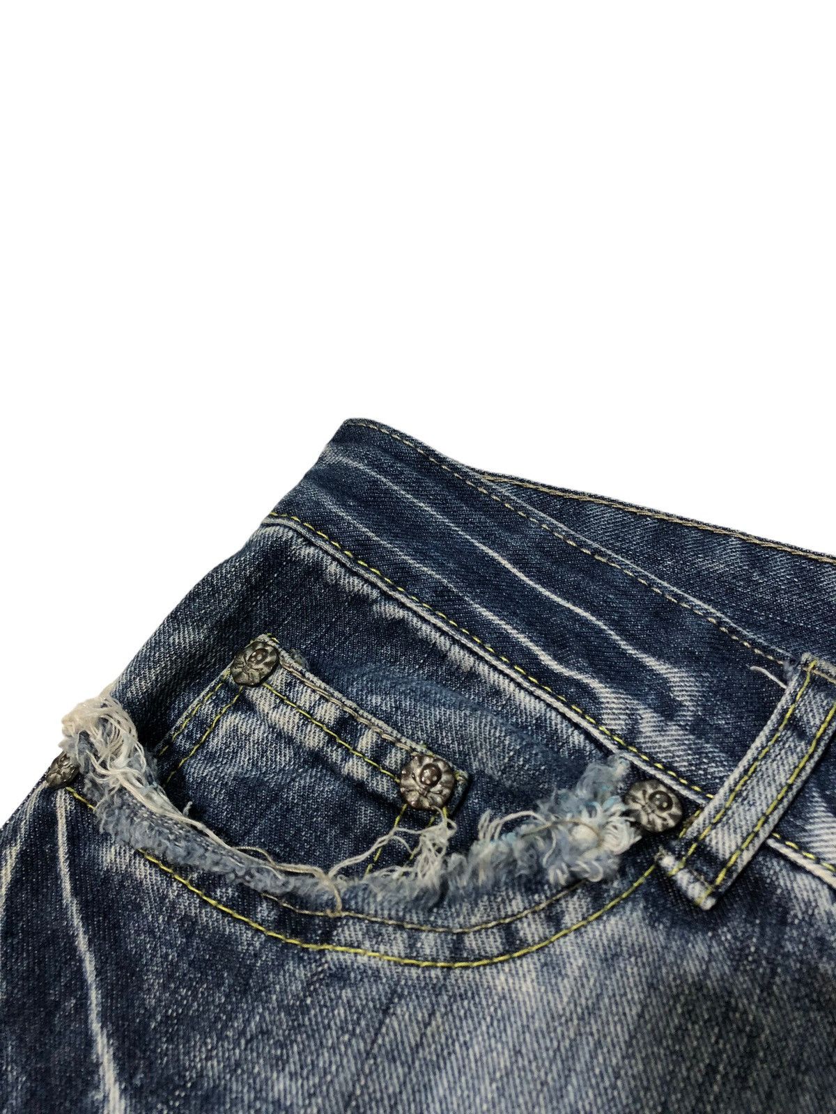 Japanese Brand Japanese brand 25 Energy distressed skull jeans Size US 32 / EU 48 - 10 Thumbnail
