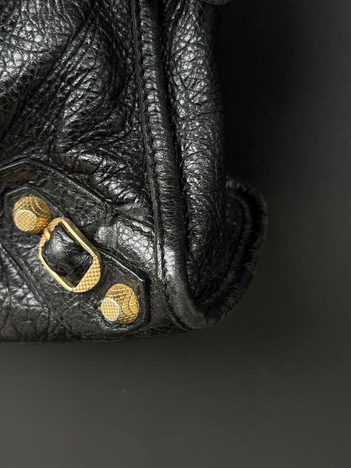 Balenciaga Balenciaga - Black Gold Mini City Bag Size ONE SIZE - 9 Thumbnail