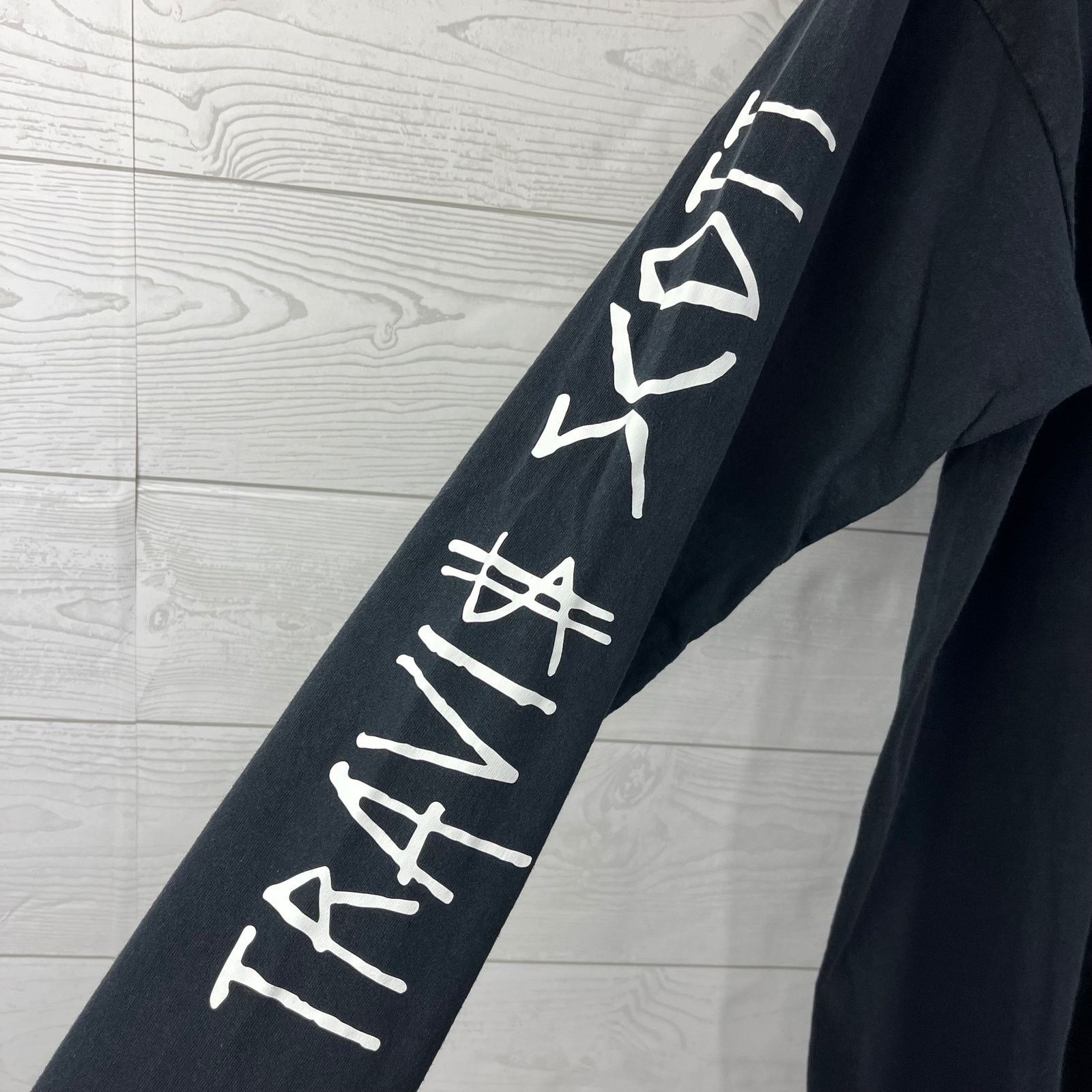 Fruit Of The Loom Travis Scott La Flame Fan Shirt Size Large Black Long Sleeve Size US L / EU 52-54 / 3 - 3 Thumbnail