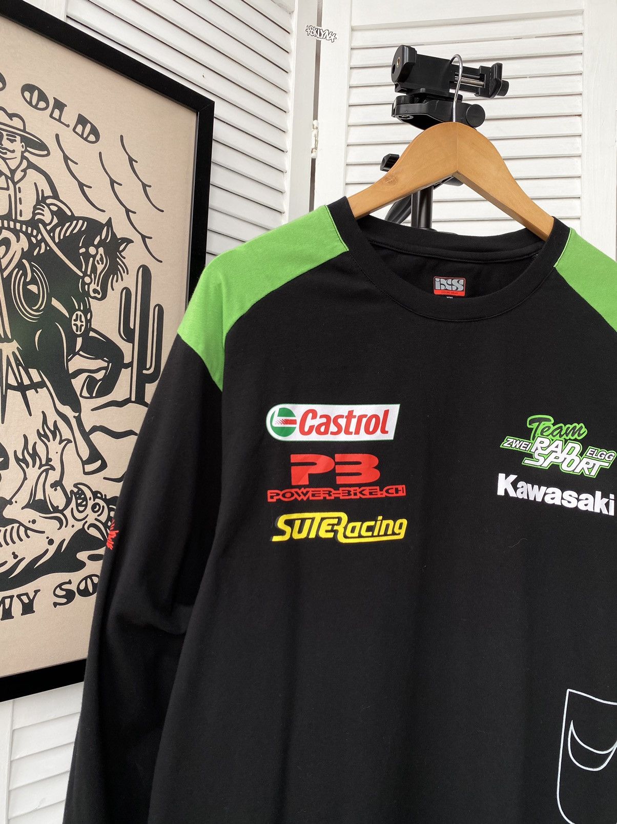 Dainese IXS Kawasaki Moto Racing Zwei Rad Sport Elgg Long Sleeve Size US XL / EU 56 / 4 - 3 Thumbnail