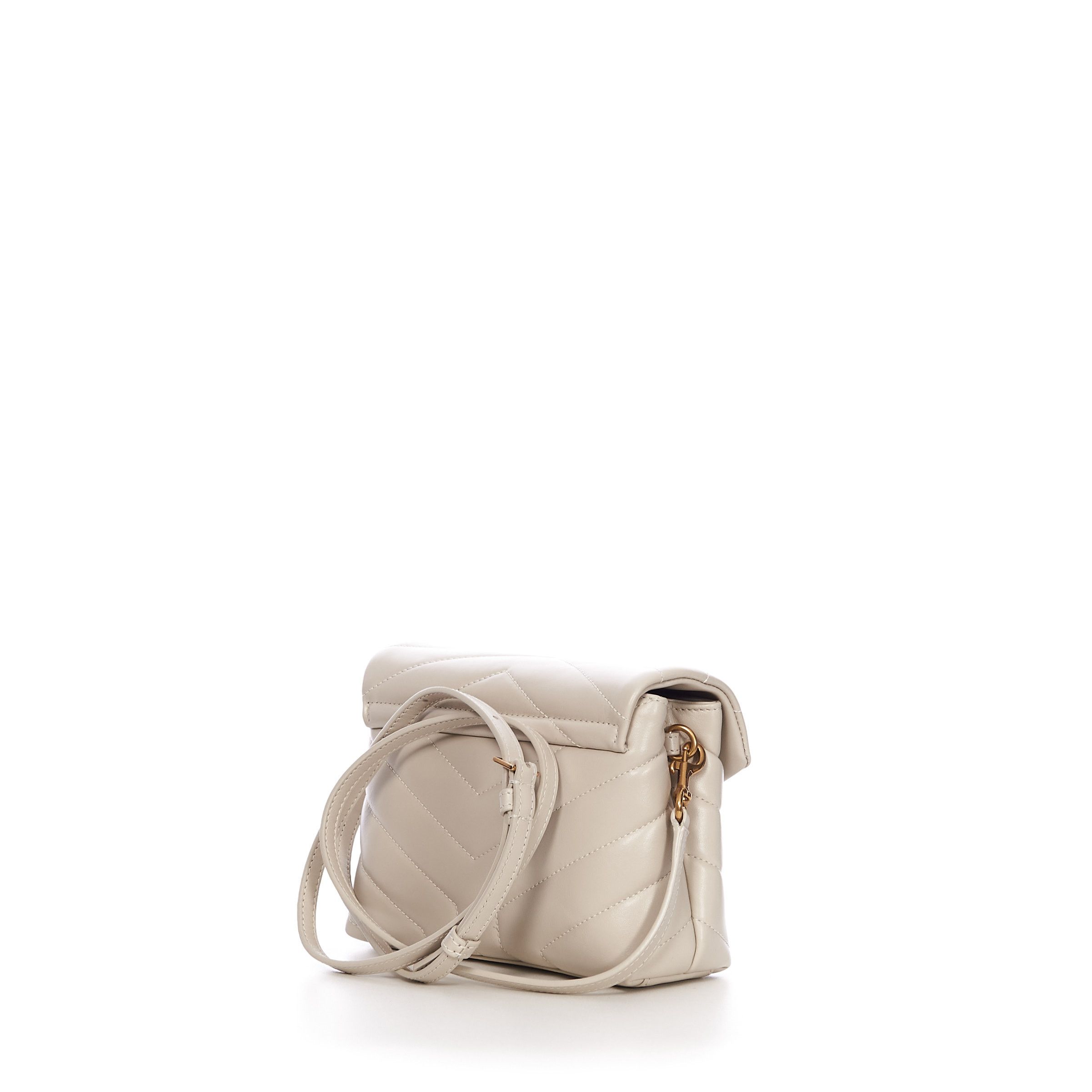 Saint Laurent Paris Loulou Toy Bag in Vintage White Y Quilted Leather Size ONE SIZE - 6 Thumbnail