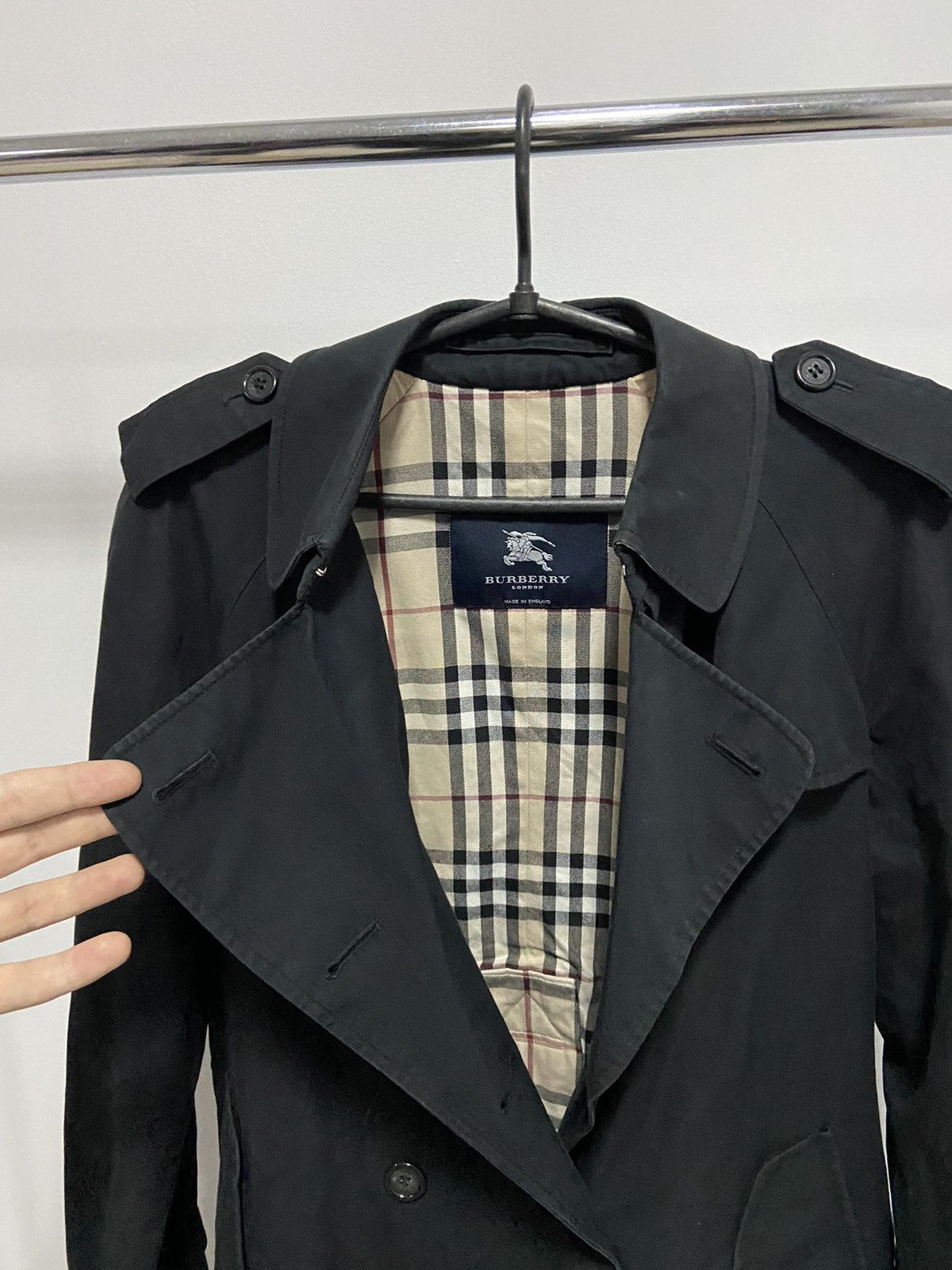 Burberry Burberry Nova Check Coat Vintage Casuals luxury Size L / US 10 / IT 46 - 4 Thumbnail