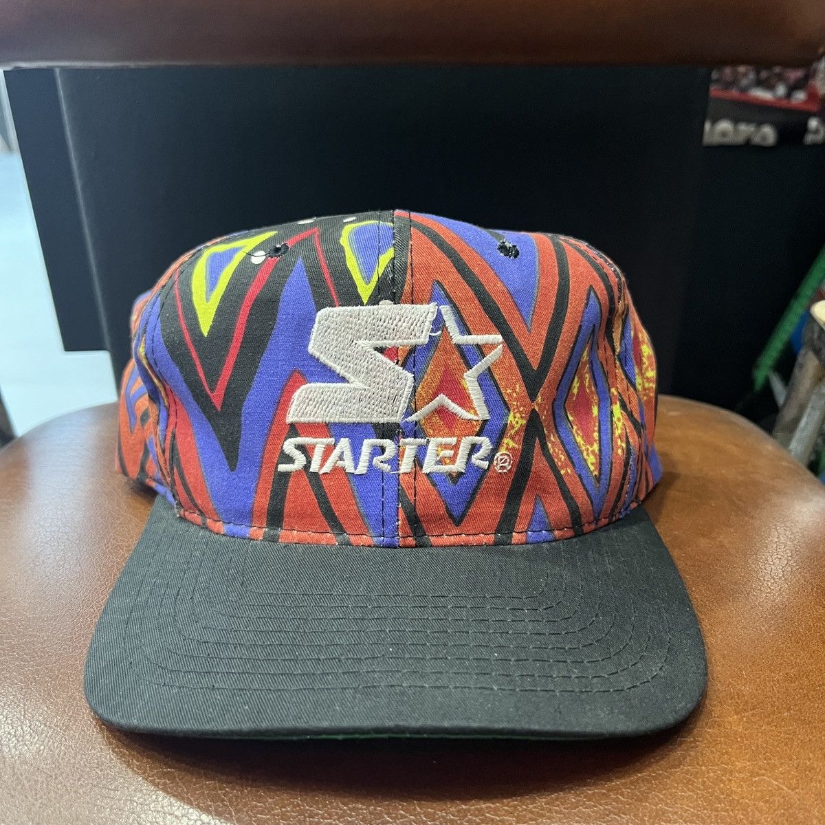Starter Vintage Dj Jazzy Jeff 1993 Starter Aztec Cap Snapback Hat Size ONE SIZE - 1 Thumbnail