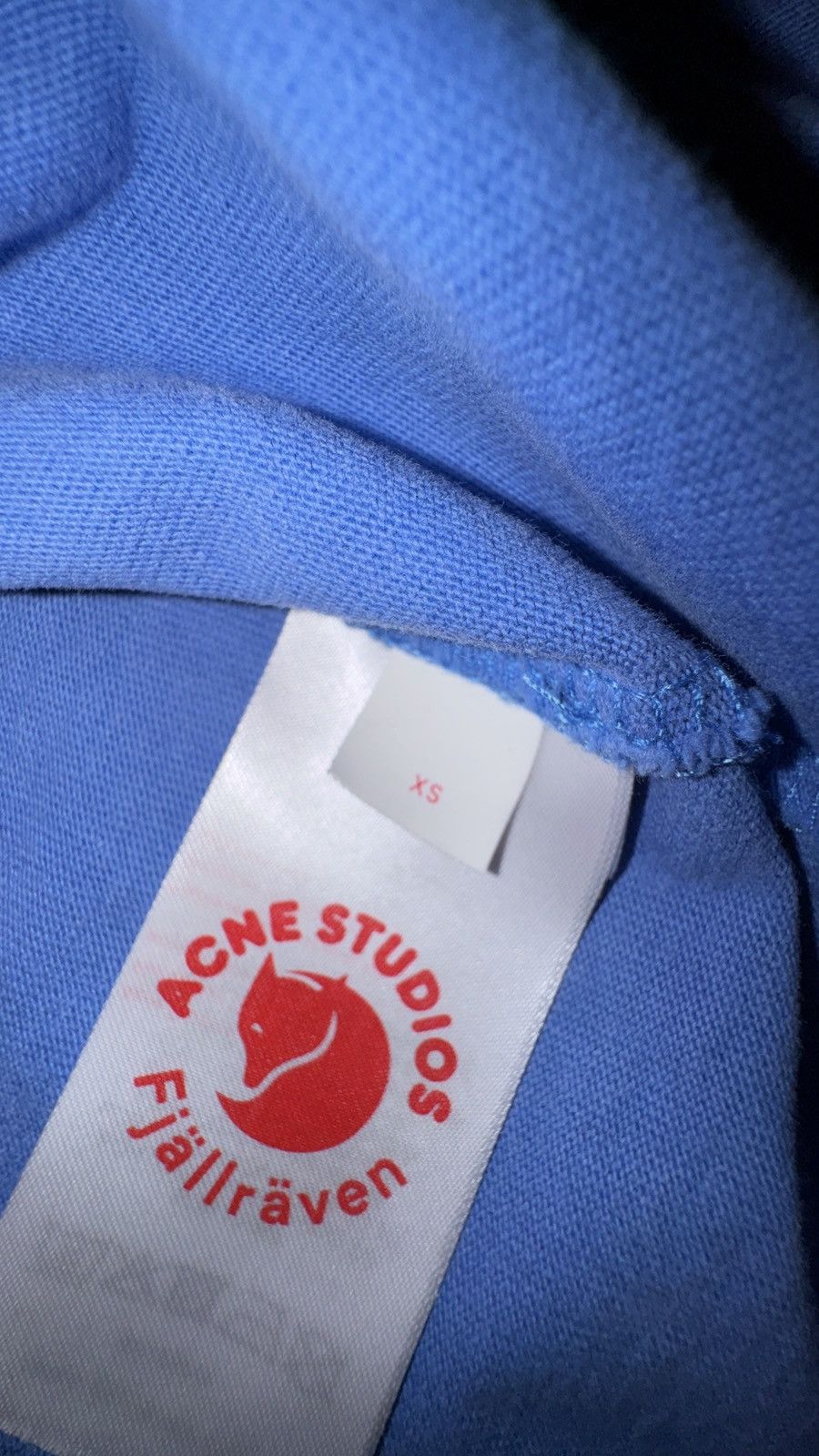 Acne Studios × Fjallraven Acne Studios x Fjällräven Blue Shirt Size XS Size US XS / EU 42 / 0 - 5 Thumbnail