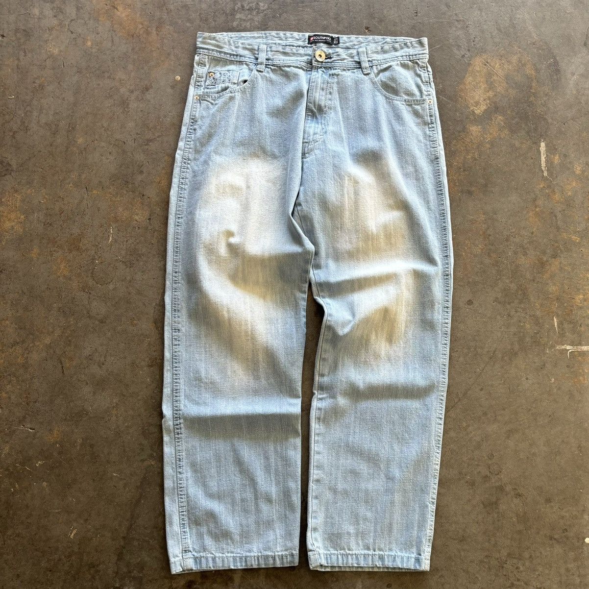 JNCO × Southpole × Vintage Vintage Baggy Affliction Southpole Jeans Size US 34 / EU 50 - 1 Thumbnail