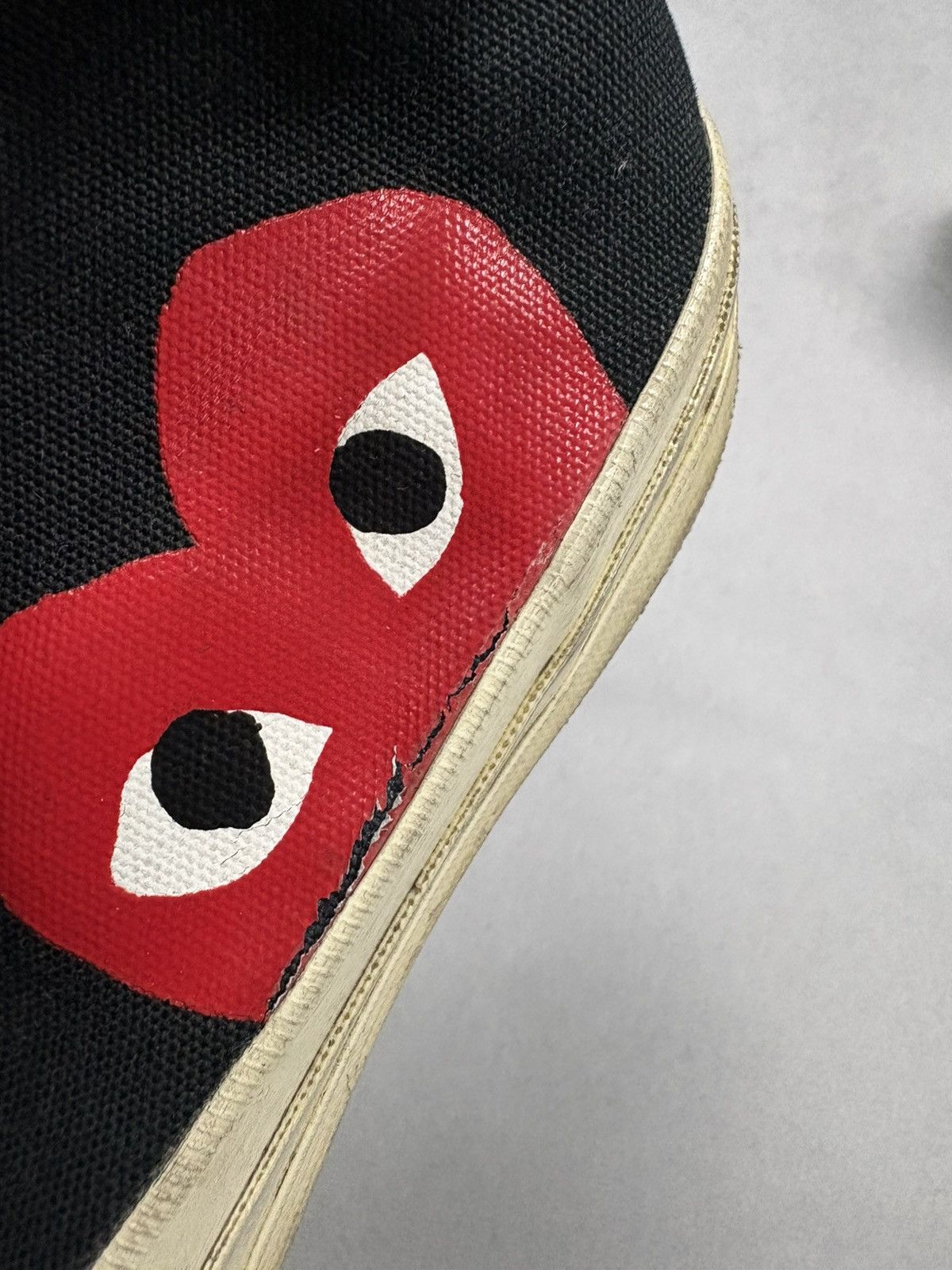 Comme des Garcons Comme des Garcons Converse Hi Top Sneakers Chuck Taylor Size US 7 / EU 40 - 20 Thumbnail