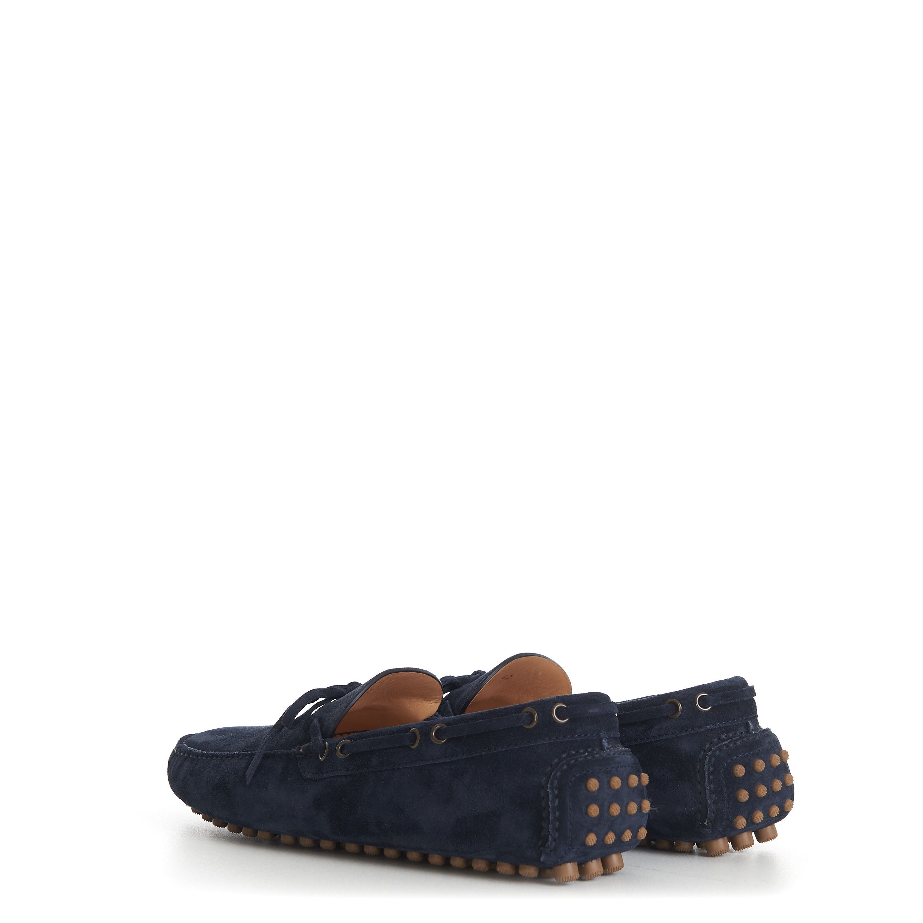Brunello Cucinelli Dark Blue Driver Shoes Moccasin - Suede Calfskin Size US 8.5 / EU 41-42 - 6 Thumbnail