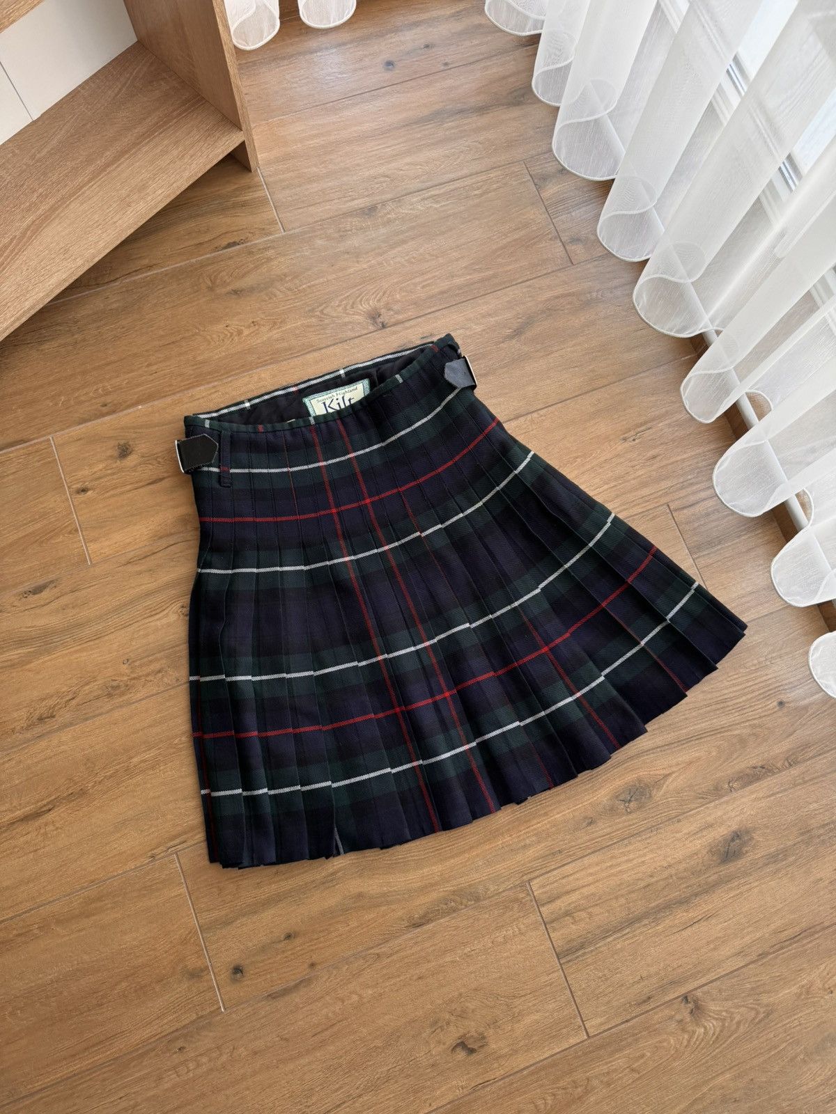 Harley of Scotland × Pringle Of Scotland × Vintage Vintage Scottish Highland House of Kilt Woven Tartan Kilt Size US 34 / EU 50 - 2 Thumbnail