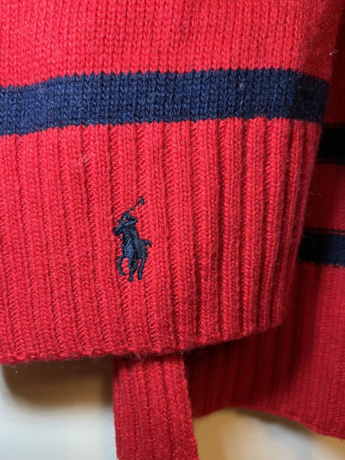 Polo Ralph Lauren Vintage Polo Ralph Lauren striped wool scarf Size ONE SIZE - 6 Thumbnail