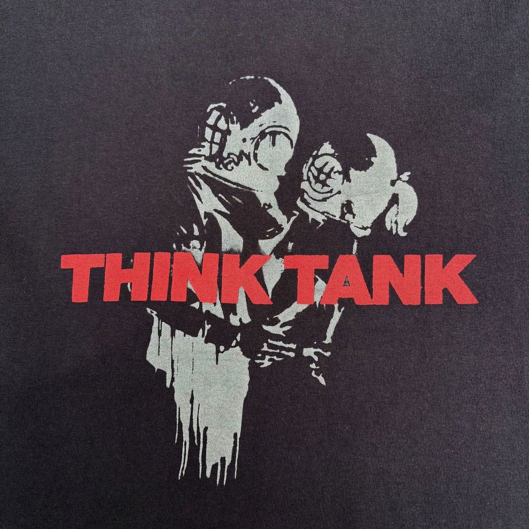 Band Tees Blur 2003 2000 Vintage Think Tank Banksy Art Band T-Shirt Size US S / EU 44-46 / 1 - 2 Thumbnail