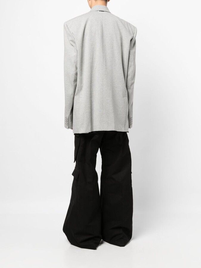 Vetements o1y0924 Blazer in Light Grey Size US S / EU 44-46 / 1 - 4 Thumbnail
