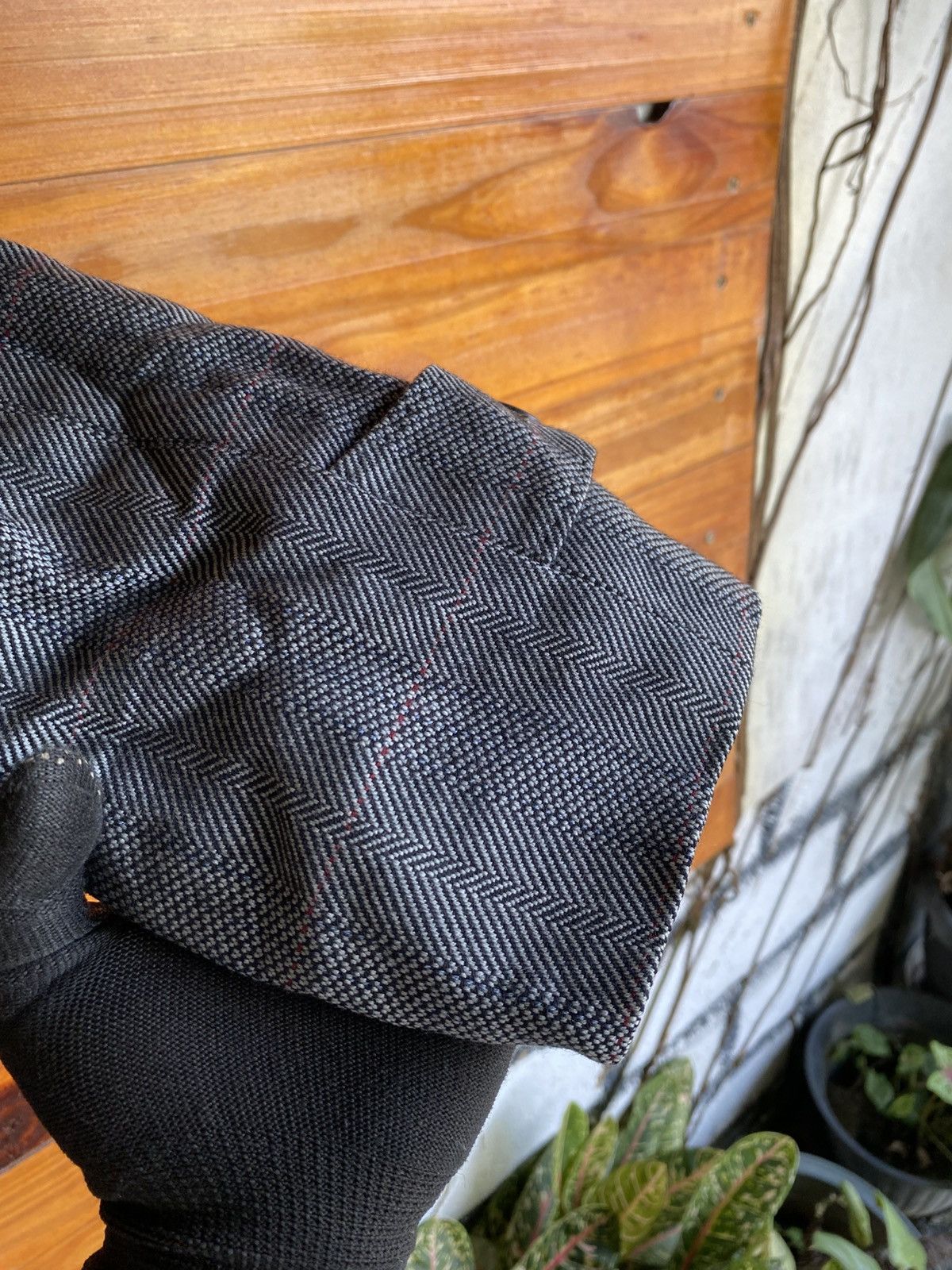Sanyo Vintage Sanyo Excellent Wool Herringbone Coat – Classic Size US M / EU 48-50 / 2 - 6 Thumbnail