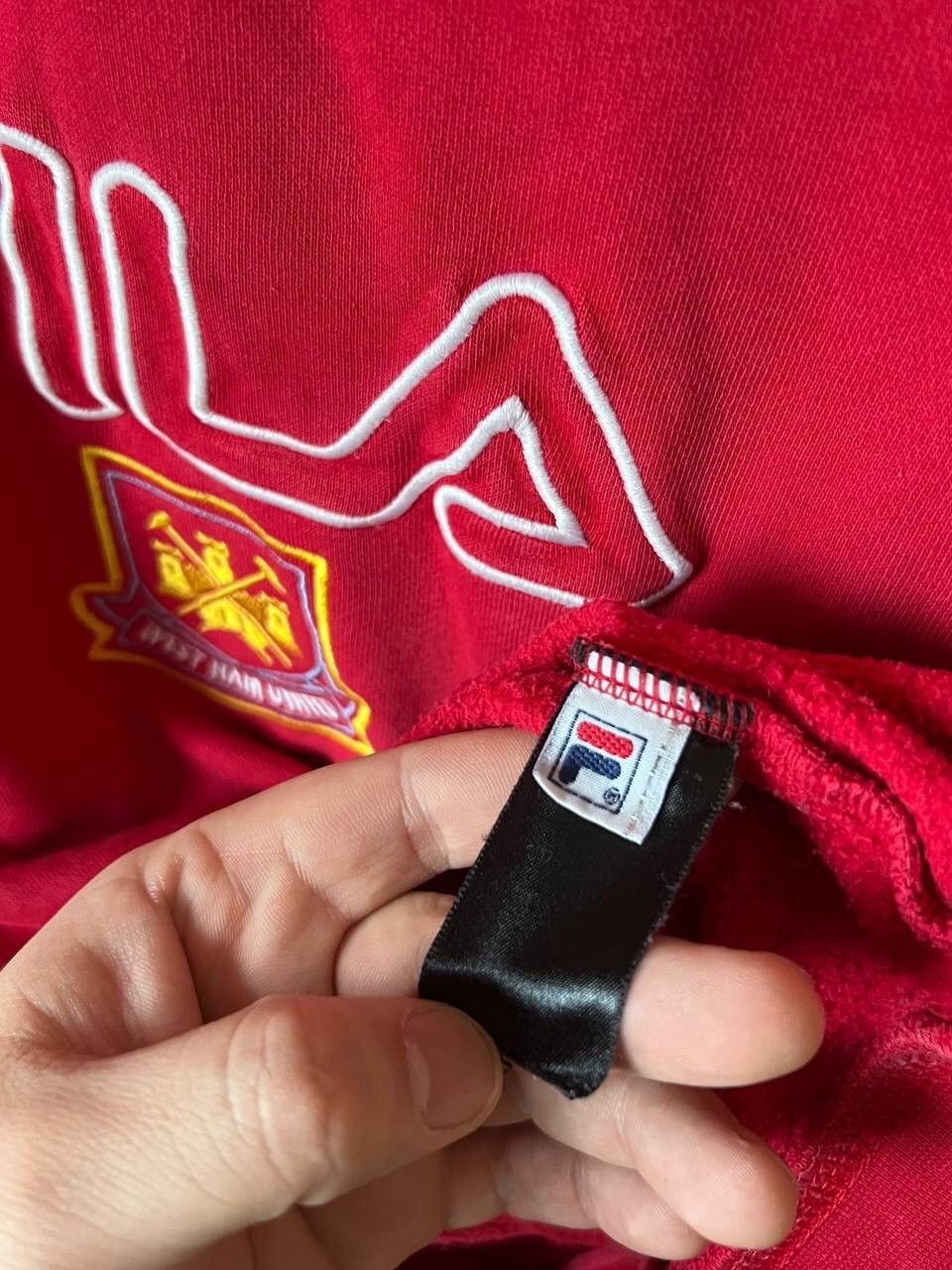 Fila × Vintage Vintage Fila West Ham United Premier League Crewneck 00s Size US S / EU 44-46 / 1 - 4 Thumbnail