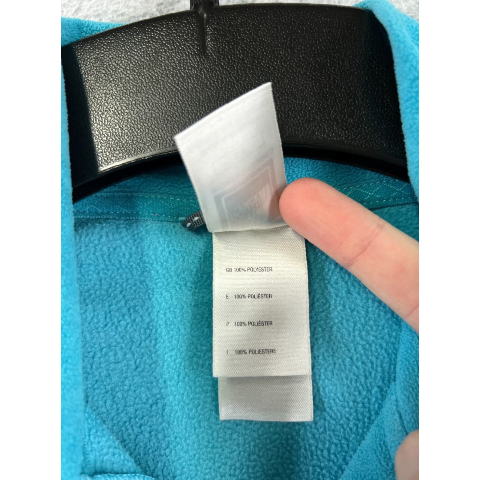 The North Face The North Face Sweater Women Small Blue TKA 100 Polyester Fleece Mock Neck Pullover Casual Fall Winter Size S / US 4 / IT 40 - 4 Thumbnail