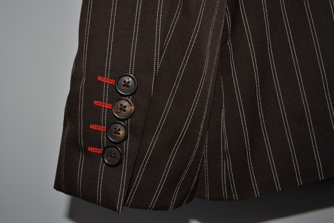Carolina Herrera Carolina Herrera Brown Striped Blazer jacket women Size 8 Size S / US 4 / IT 40 - 10 Thumbnail
