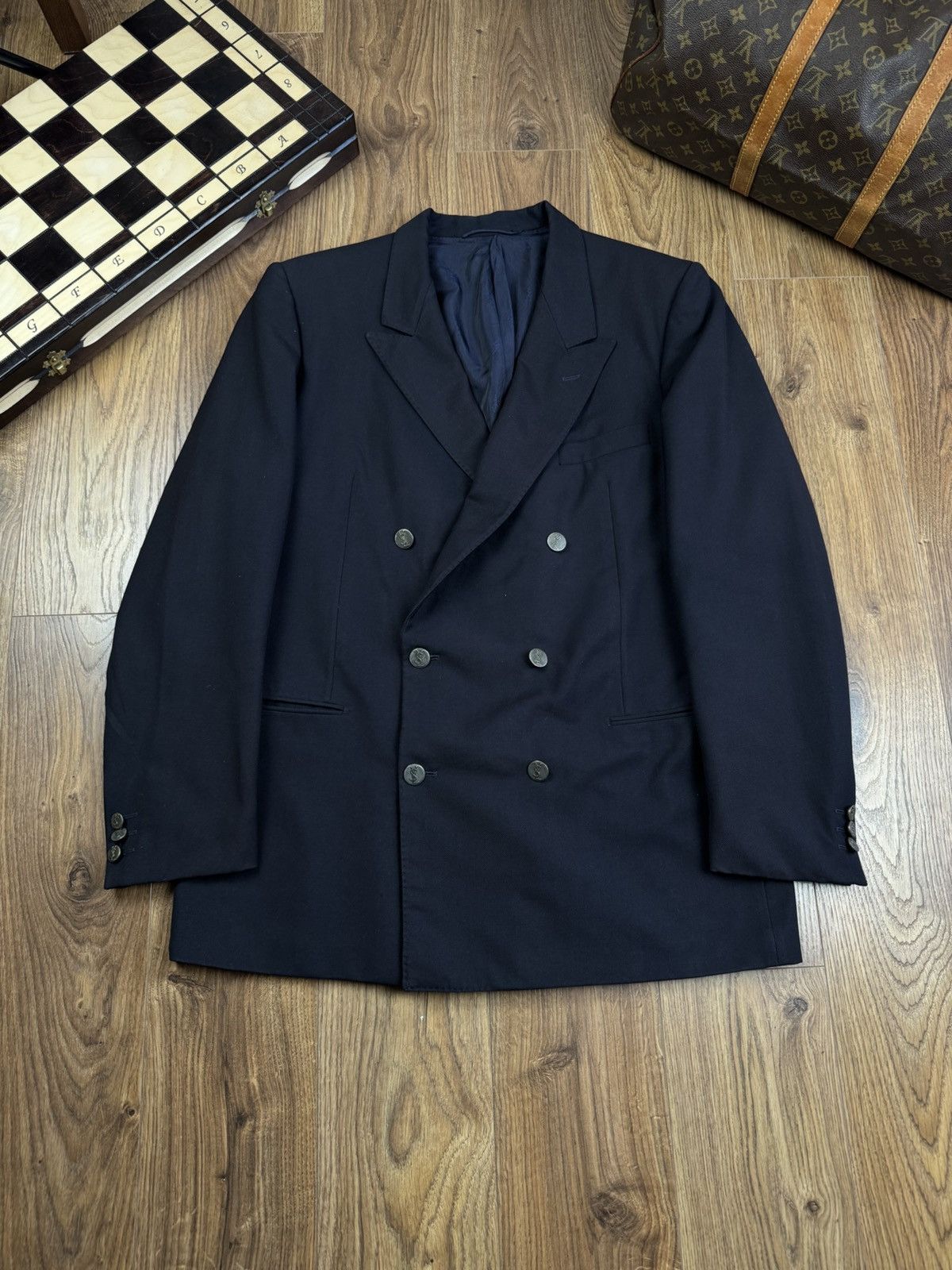 Yves Saint Laurent Vintage wool blazer Yves Saint Laurent original luxury item Size 40R - 1 Thumbnail