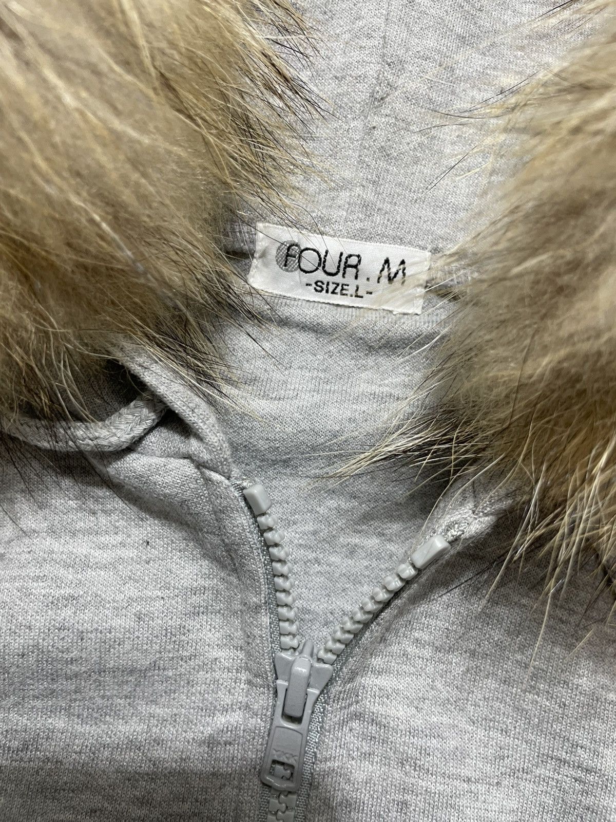 Japanese Brand Japanese Cropped Fur zip Hoodie gothic punk lgb ifsix style Size US L / EU 52-54 / 3 - 3 Thumbnail