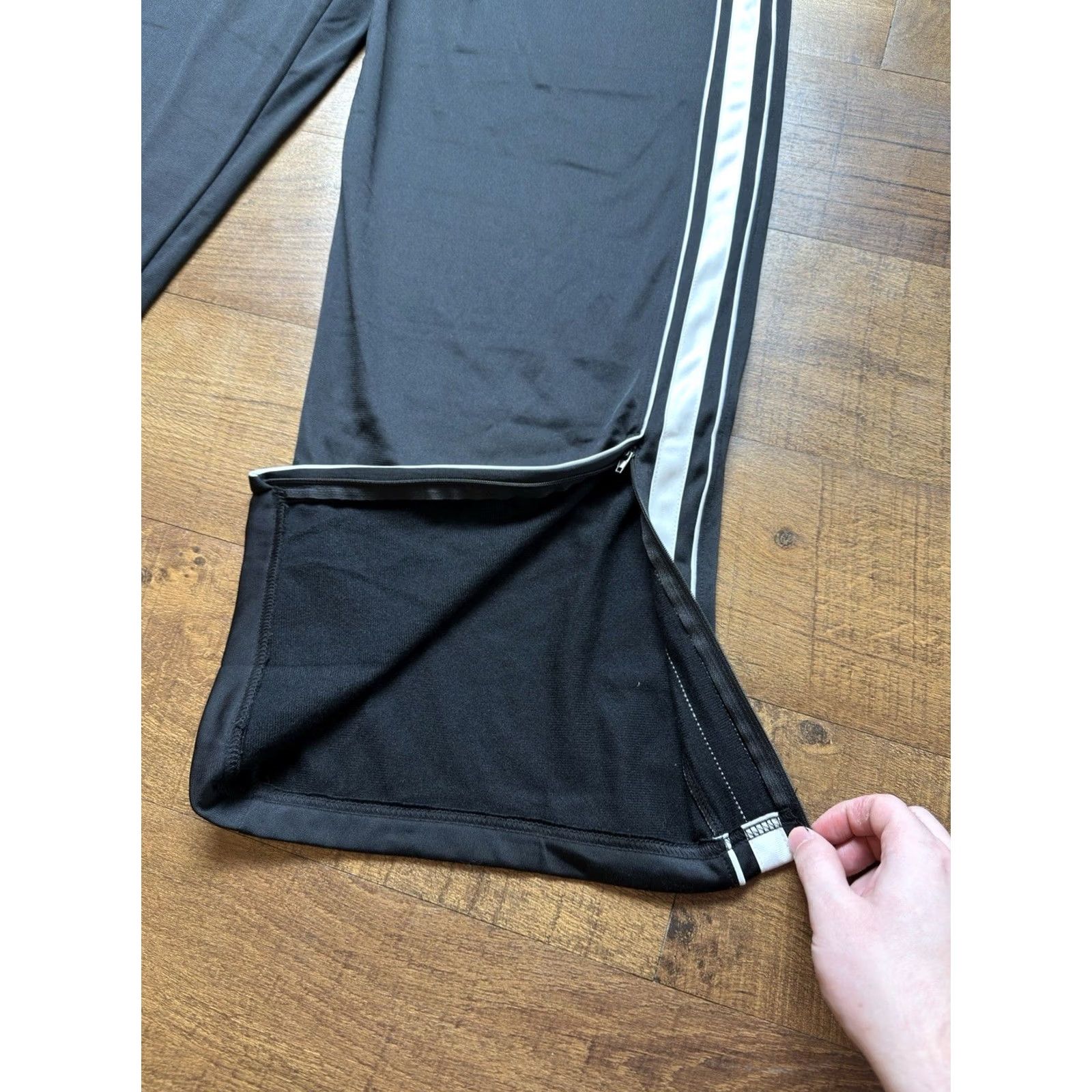 Nike Nike Pants Mens Large Black Striped Track Sweatpants Athletic Y2K Size US 32 / EU 48 - 6 Thumbnail
