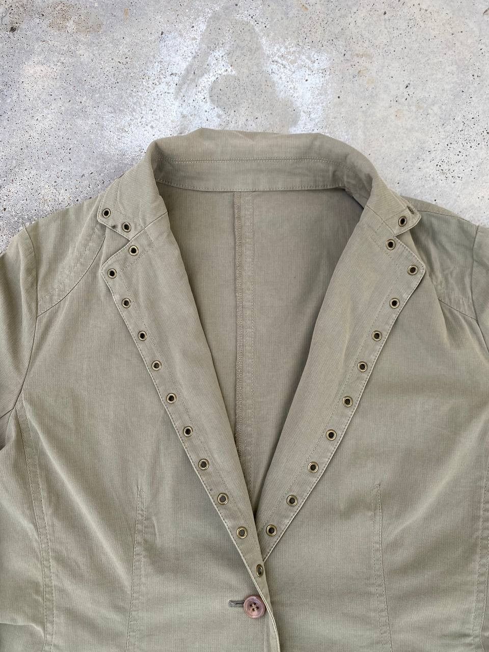 If Six Was Nine × Japanese Brand × Le Grande Bleu (L.G.B.) Vintage 90s Japanese Studded Punk Gothic Blazer Size 40S - 3 Thumbnail