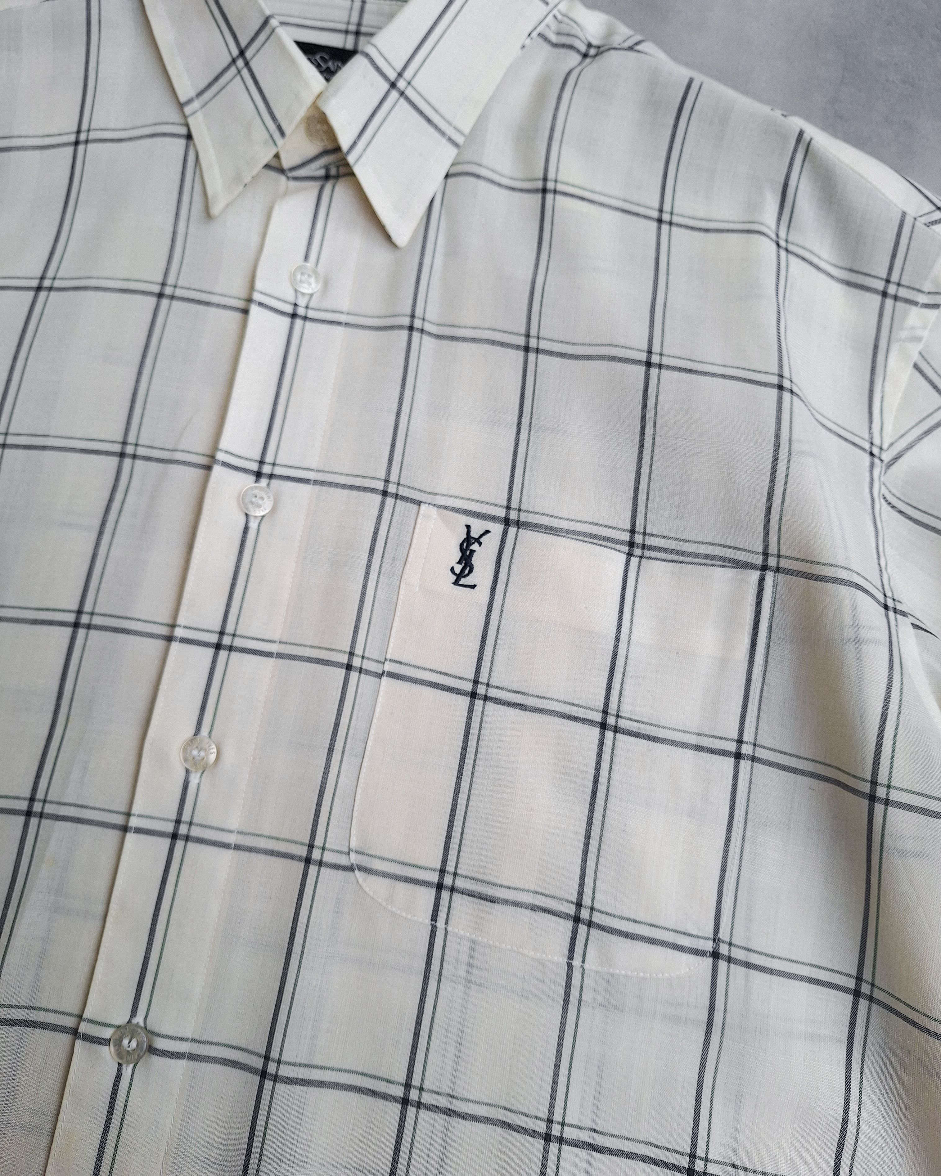 Vintage × Yves Saint Laurent Vintage Ysl Yves Saint Laurent Shirt Size US L / EU 52-54 / 3 - 4 Thumbnail