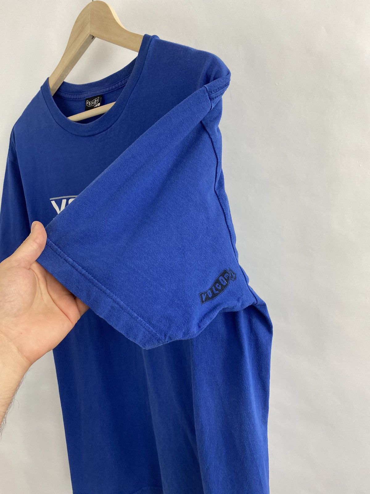 Volcom 🇺🇸 Vintage 90s Volcom Skate Center Logo T-Shirt Rare Retro Size US L / EU 52-54 / 3 - 6 Thumbnail