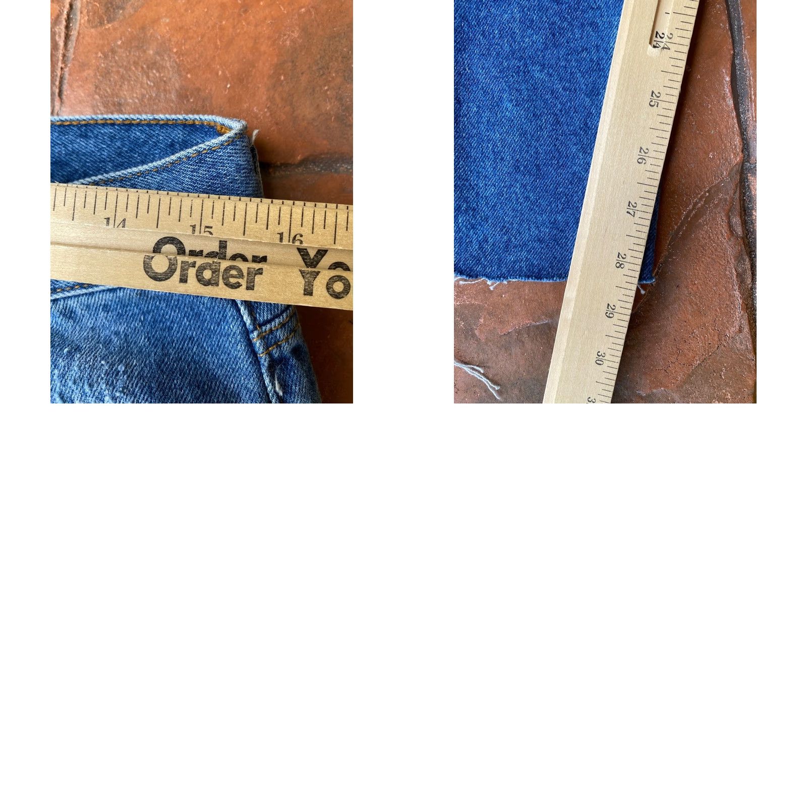 Fubu FUBU x Forever 21 Baggy Jeans Men 32 Denim Blue Patch Work Straight Leg 28.5 Inseam 32x28.5 Size US 33 - 8 Thumbnail