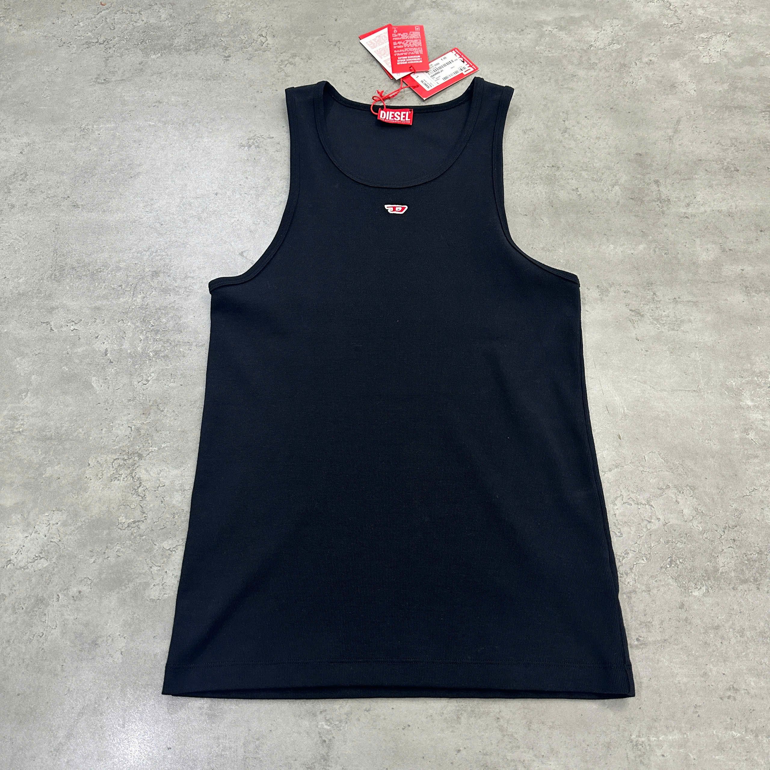 Diesel DIESEL 'T-Lifty-D' Tank Top BLACK Size L / US 10 / IT 46 - 1 Thumbnail