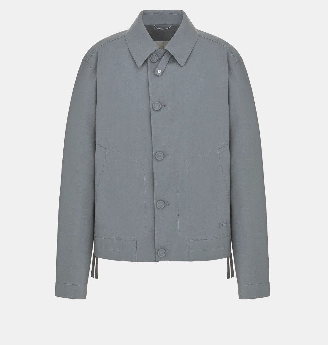 Dior BLOUSON JACKET Gray Cotton Canvas Size US XS / EU 42 / 0 - 1 Thumbnail