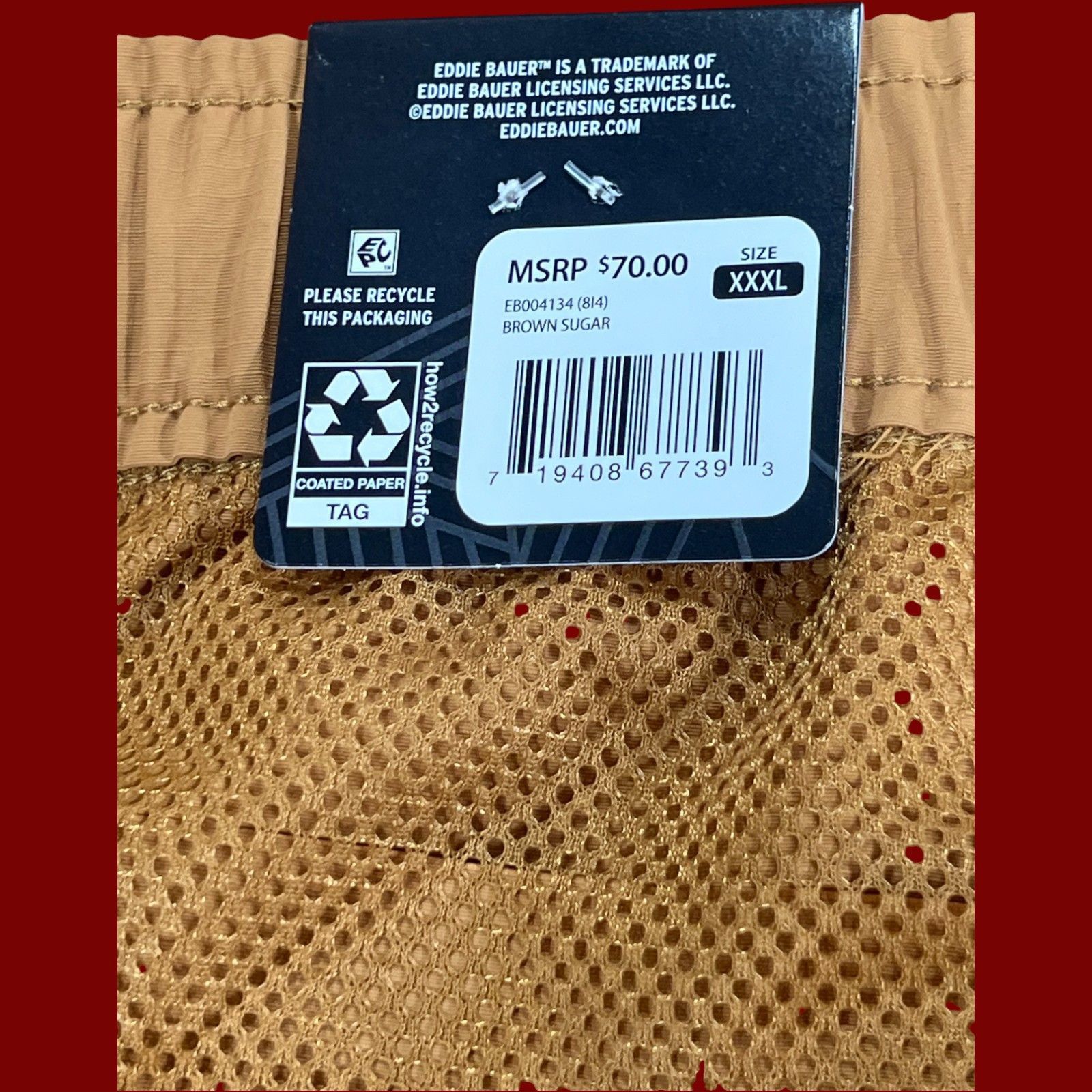 Eddie Bauer Eddie Bauer- Men's Ripstop Tech Short- UPF 50+ Moisture Wick Size ONE SIZE - 9 Thumbnail