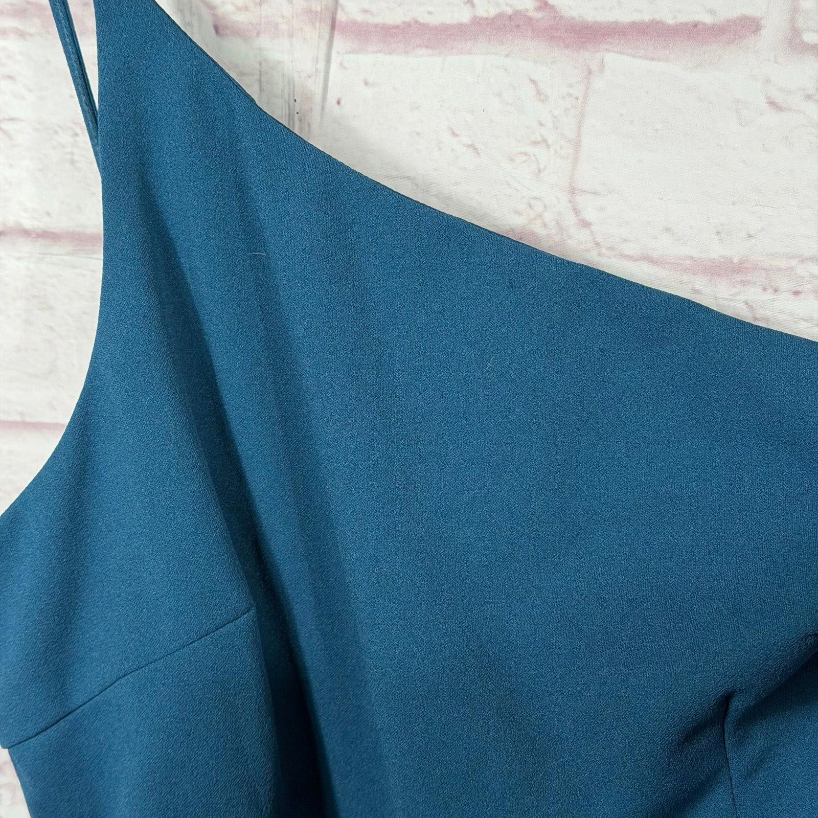 Other Blue Sleeveless Large Jumpsuit with Belt Size 36" / US 14 / IT 50 - 5 Thumbnail