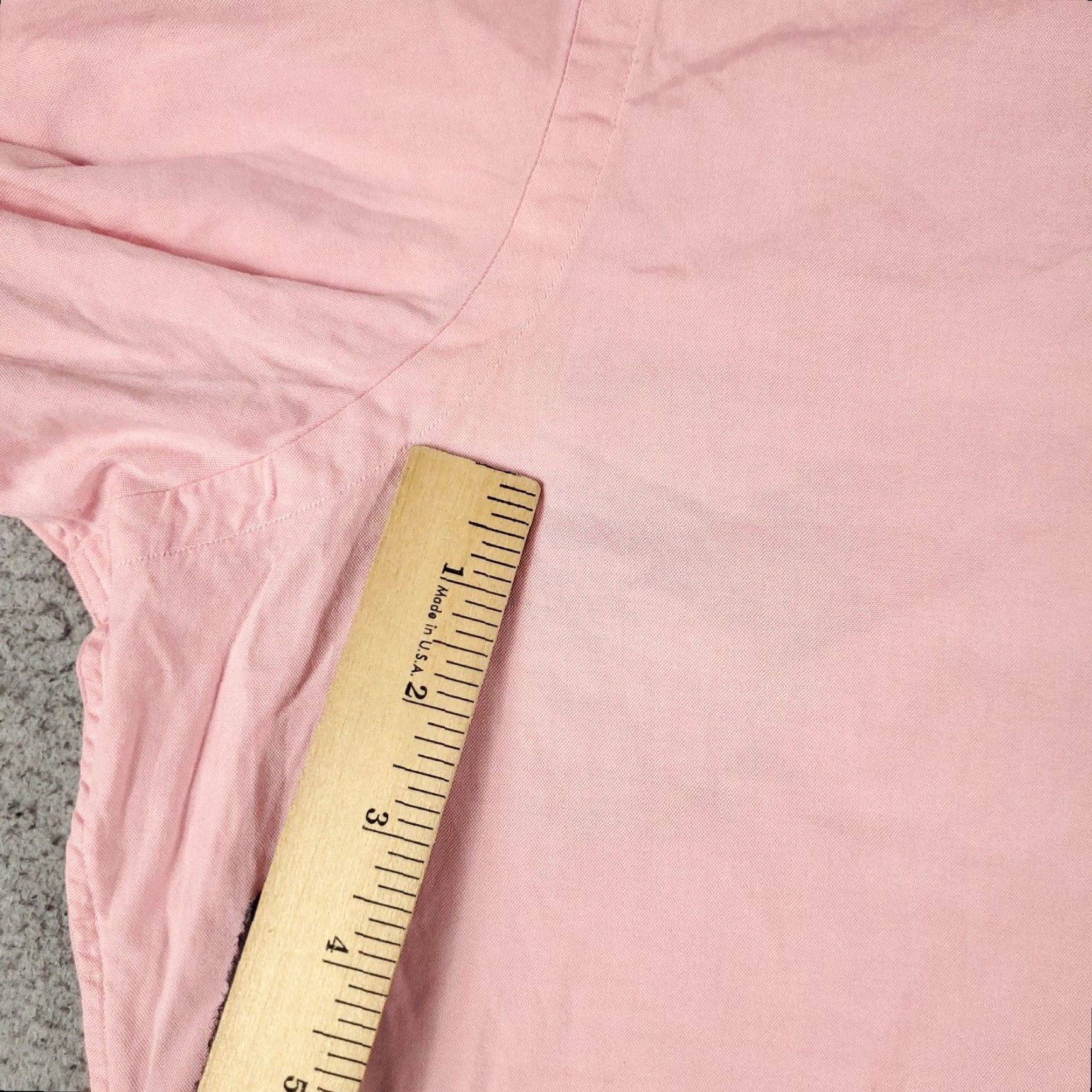 Ralph Lauren Ralph Lauren Shirt Mens 16.5 Pink Dress Button Up Long Sleeve Cotton Solid Size 42R - 4 Thumbnail
