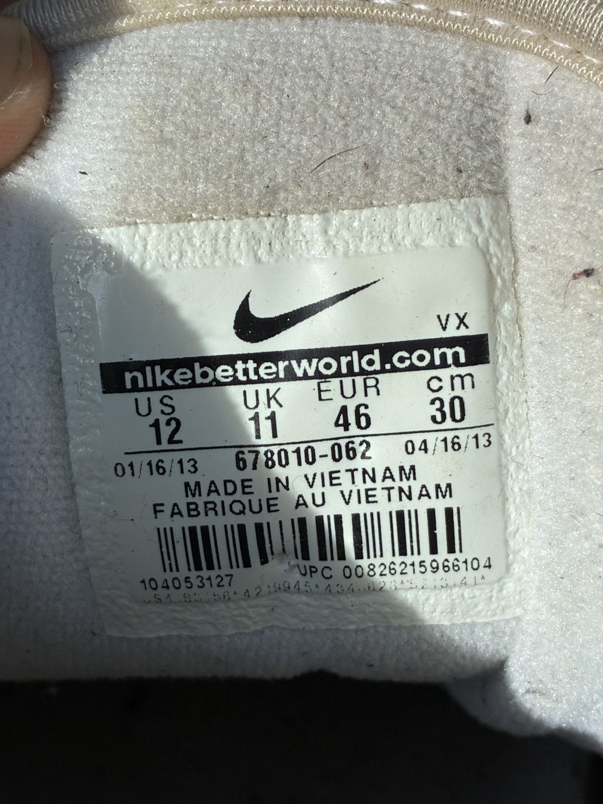 Nike Nike Air Slant Mid White Team Red Athletic Shoes 678010-062 Size US 12 / EU 45 - 5 Thumbnail