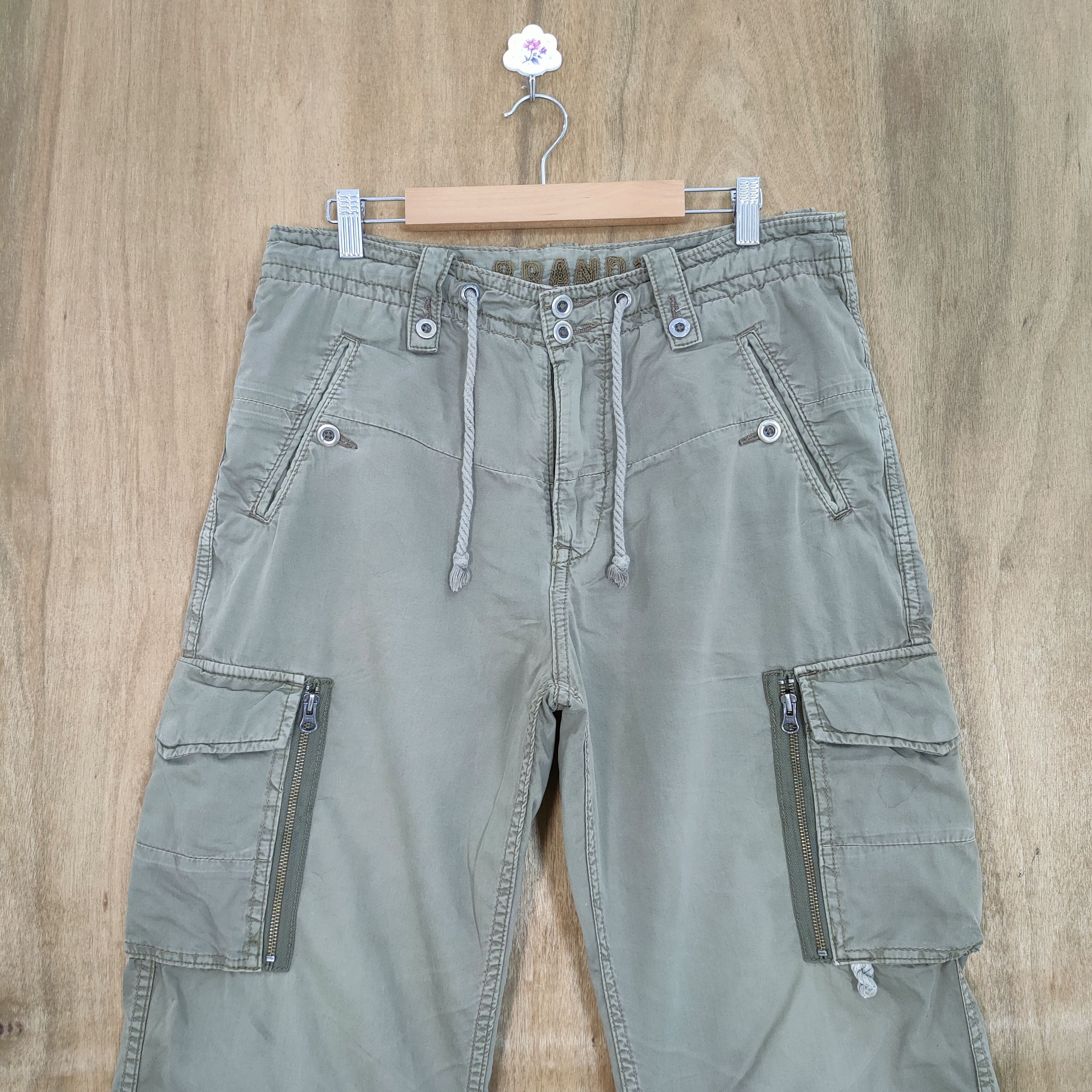 Japanese Brand Z BRAND SURPLUS MULTIPOCKET BONDAGE CARGO PANTS Size US 32 / EU 48 - 2 Thumbnail