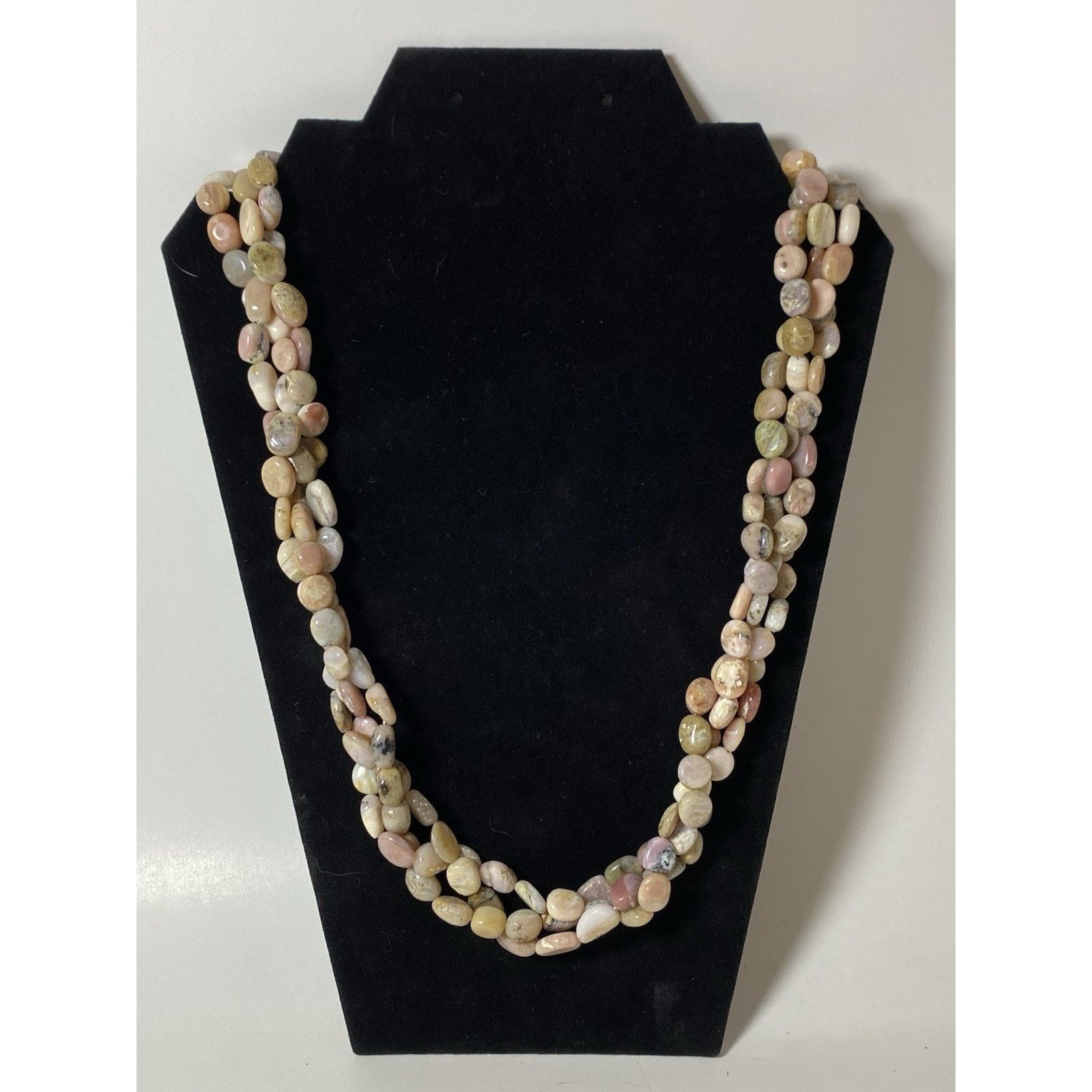 Other Pink Opal Free Form Multi Strand Beaded Necklace Size ONE SIZE - 1 Thumbnail