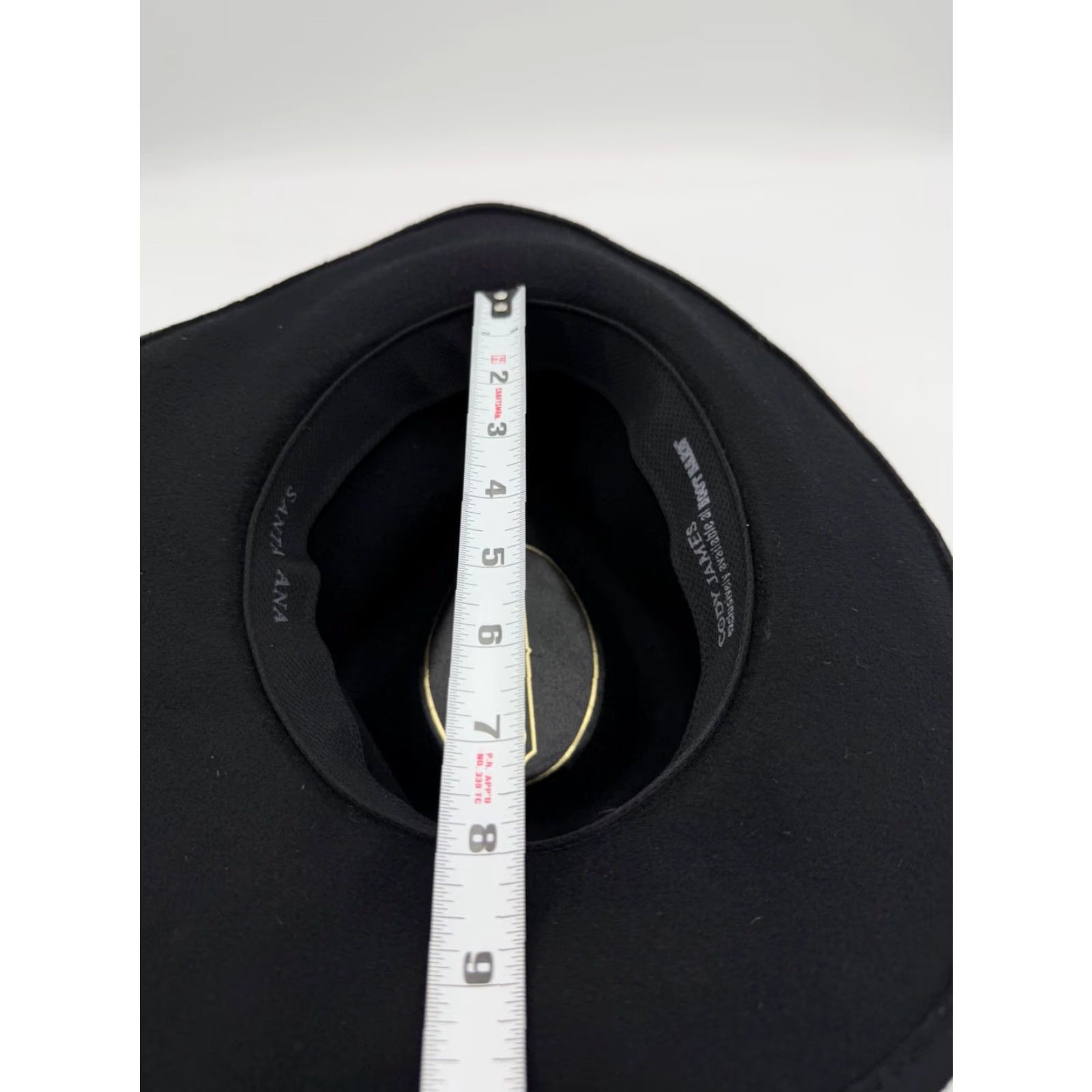 Cody James Cody James Santa Ana 100% Wool Western Cowboy Hat Size S Black Size ONE SIZE - 3 Thumbnail