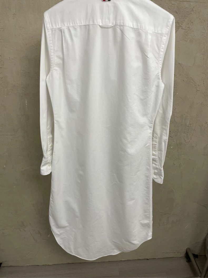 Thom Browne Thom Browne White striped long-sleeved shirt Size US S / EU 44-46 / 1 - 4 Thumbnail