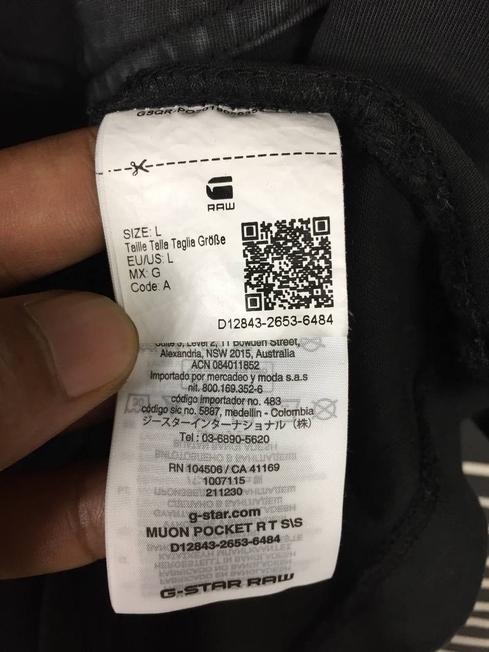 G-Star × Vintage G Star Raw Originals Denim Pocket Tee Size US L / EU 52-54 / 3 - 8 Thumbnail
