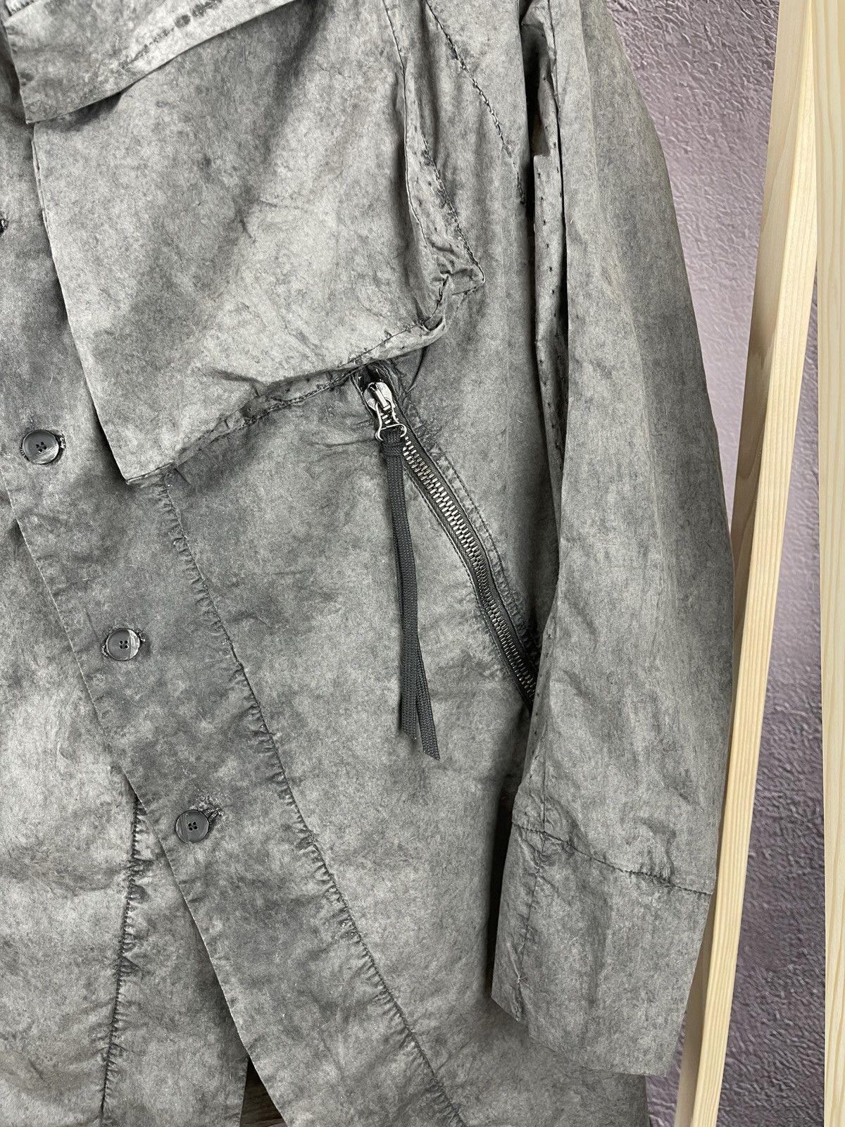Masnada Masnada ashes grey bandage asymmetric hi-fashion suit Size US M / EU 48-50 / 2 - 8 Thumbnail