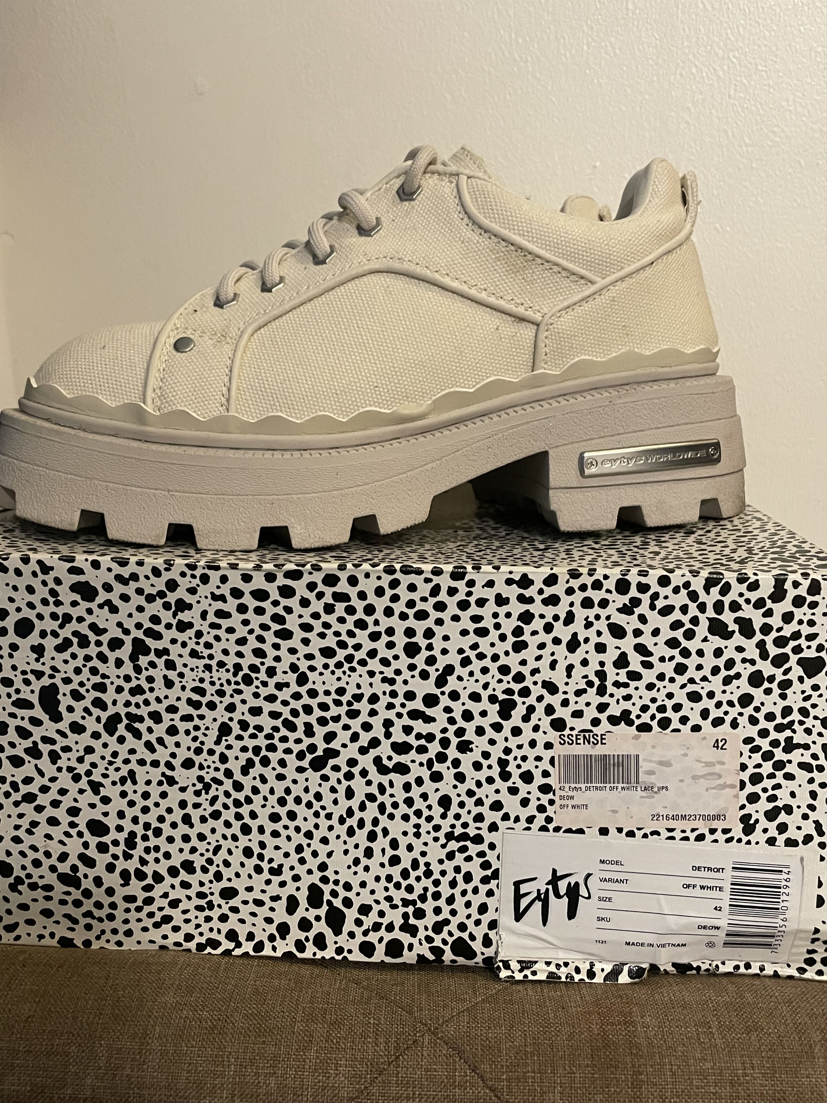 Eytys Eytys Detroit Off White Derby Size US 9 / EU 42 - 7 Thumbnail