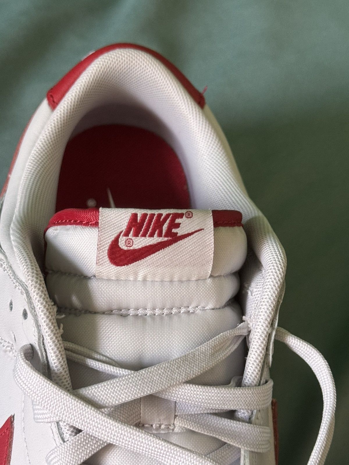 Nike Nike Dunk Low Vast Grey Varsity Red 2023 Size US 11.5 / EU 44-45 - 8 Thumbnail