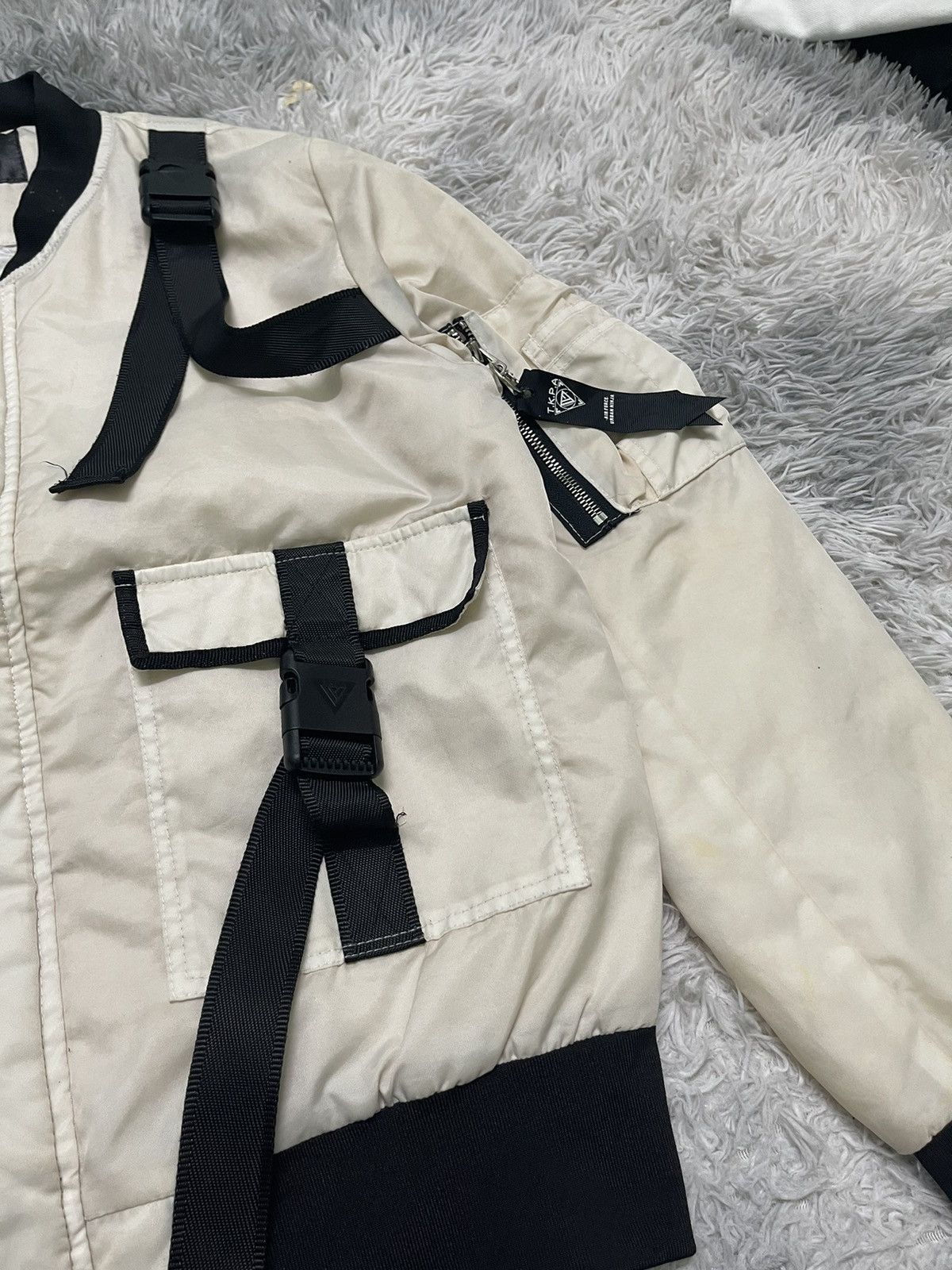 Other RARE ISSEY MIYAKE INSPIRED BONDAGE BOMBER JACKET BRAND TKPA Size US L / EU 52-54 / 3 - 8 Thumbnail