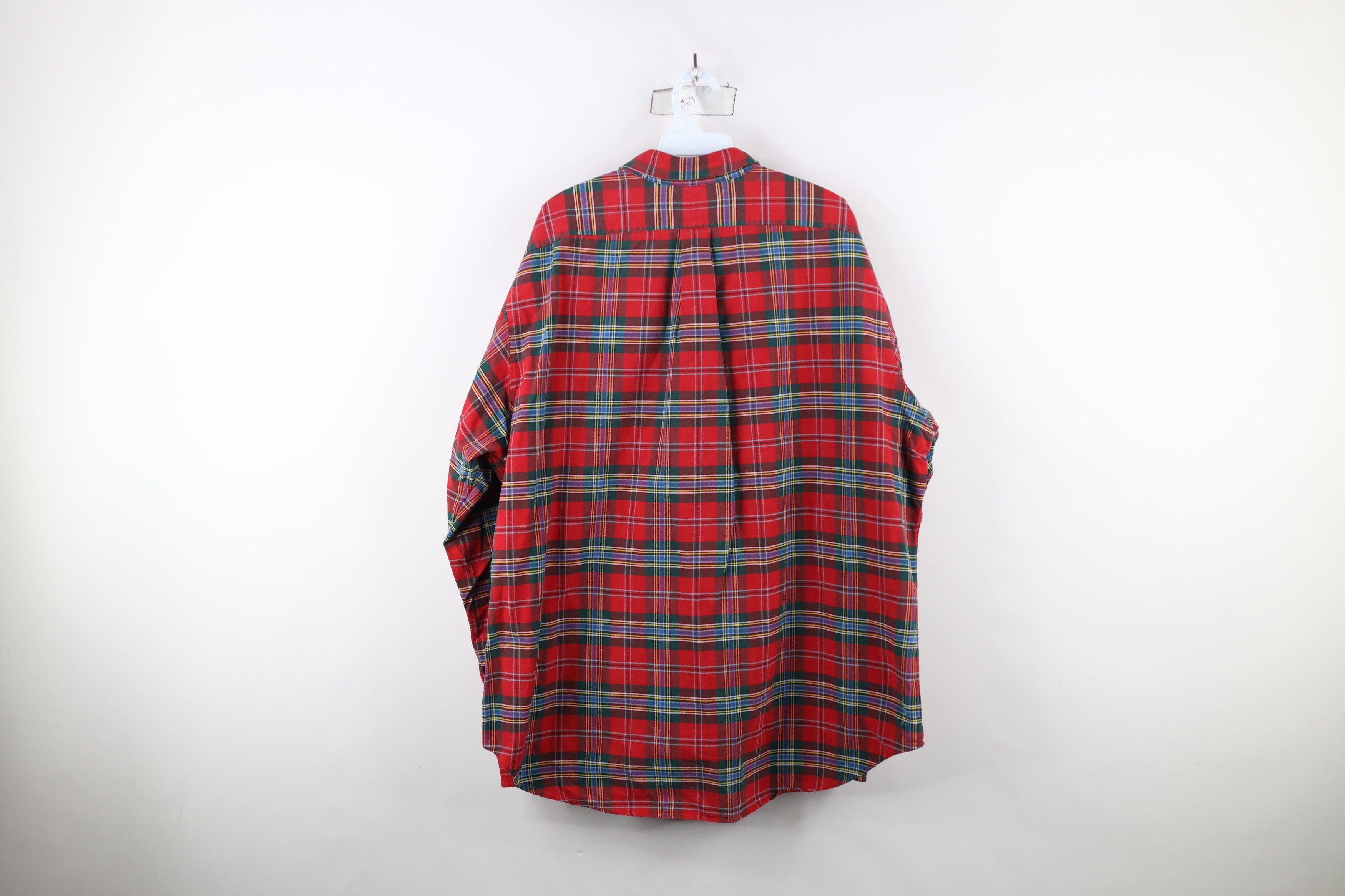 Polo Ralph Lauren Vintage 90s Ralph Lauren Heavyweight Button Down Shirt Plaid Size US XXL / EU 58 / 5 - 10 Thumbnail