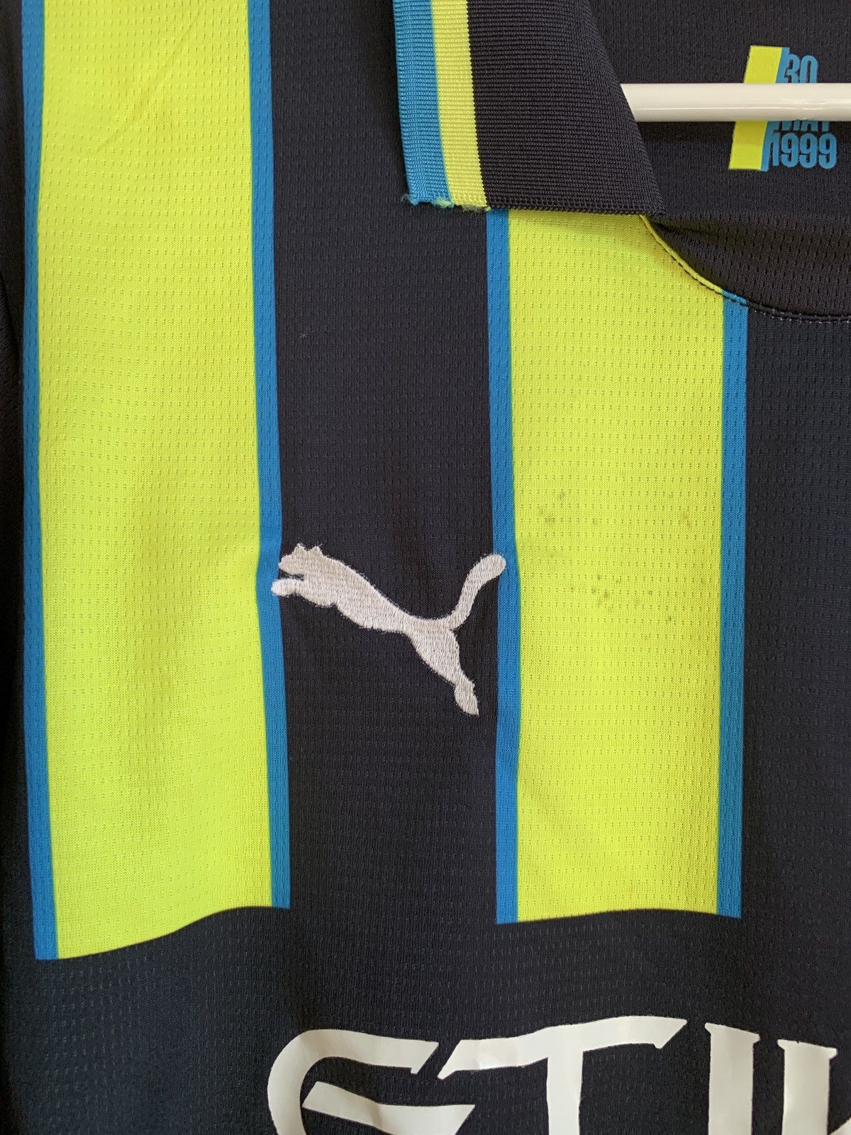 Puma Manchester City Away Football Shirt Puma Soccer Jersey Sz M Size US M / EU 48-50 / 2 - 4 Thumbnail