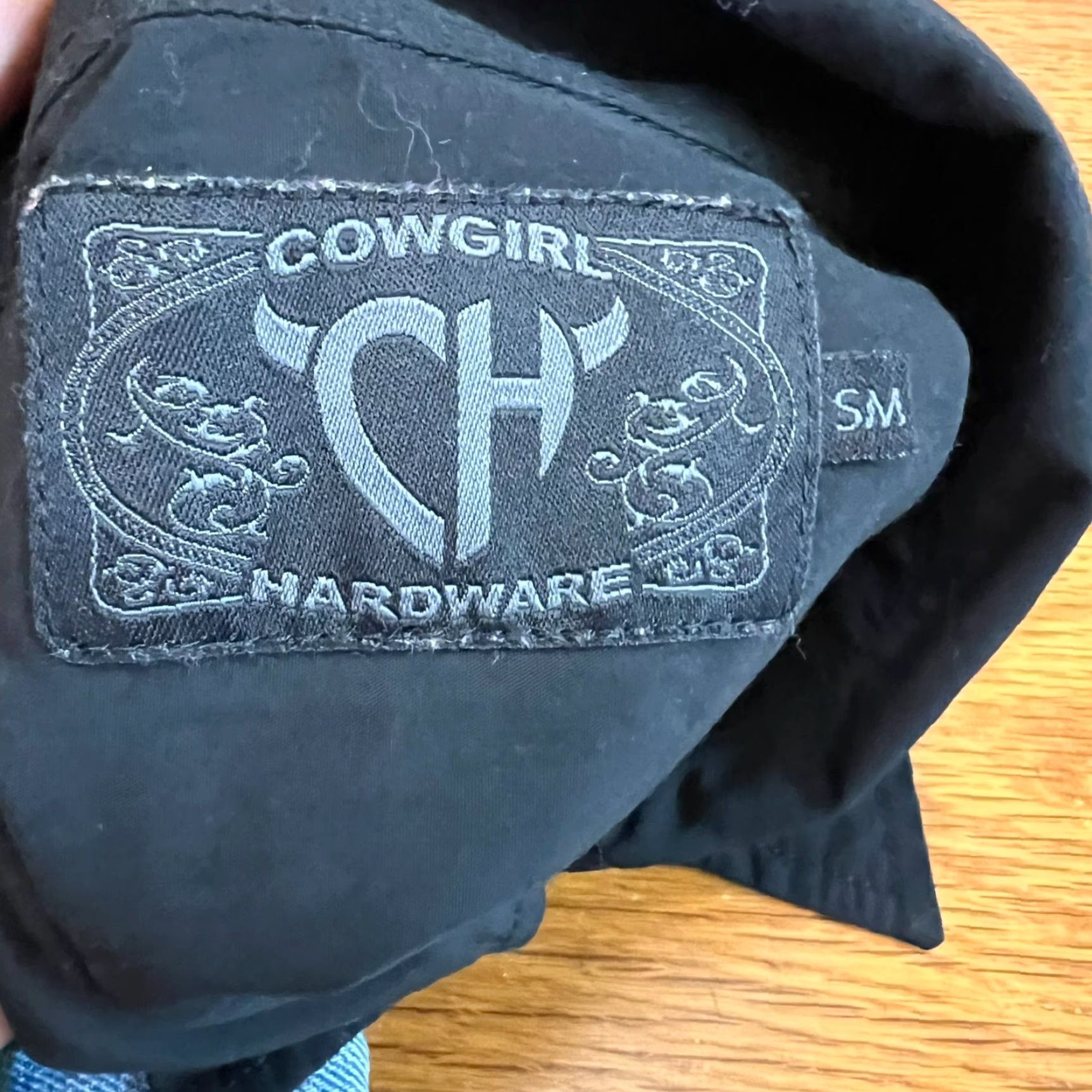 Vintage Cowgirl Hardware Cowtown Nutrition Button-Up Shirt Womens Size S Black Pearl Snap Western Casual Workwear Size S / US 4 / IT 40 - 6 Thumbnail