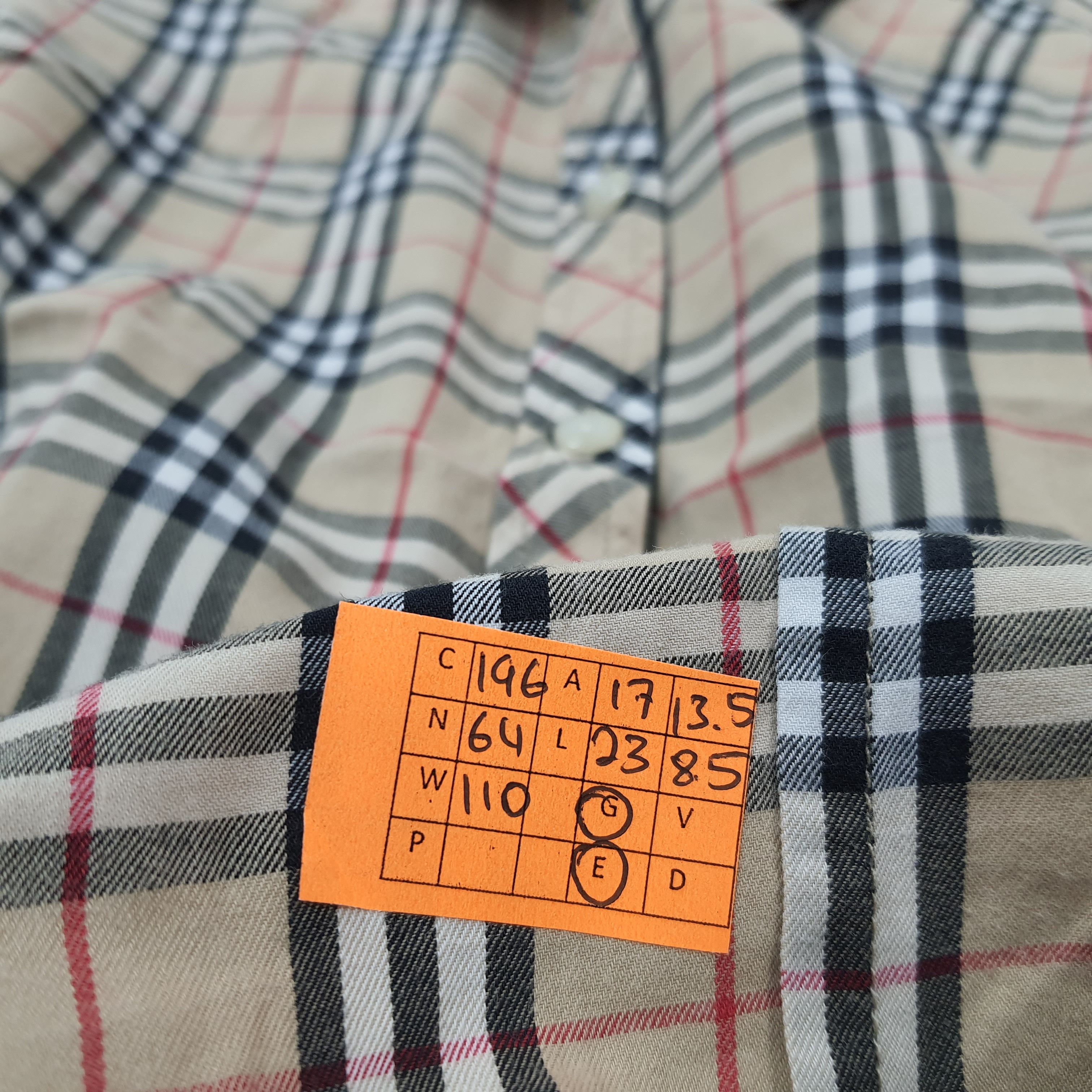 Burberry × Vintage Vintage Burberry London Nova Check Button Up Shirt Size XS / US 0-2 / IT 36-38 - 7 Thumbnail