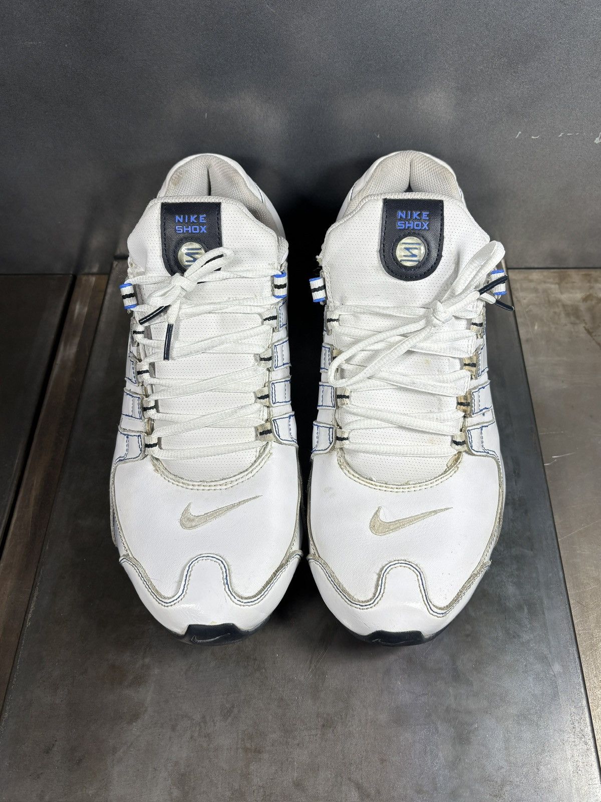 Nike 2008 Nike Shox NZ EU Patent Leather Vintage Y2K 325201-141 Size US 11 / EU 44 - 8 Thumbnail